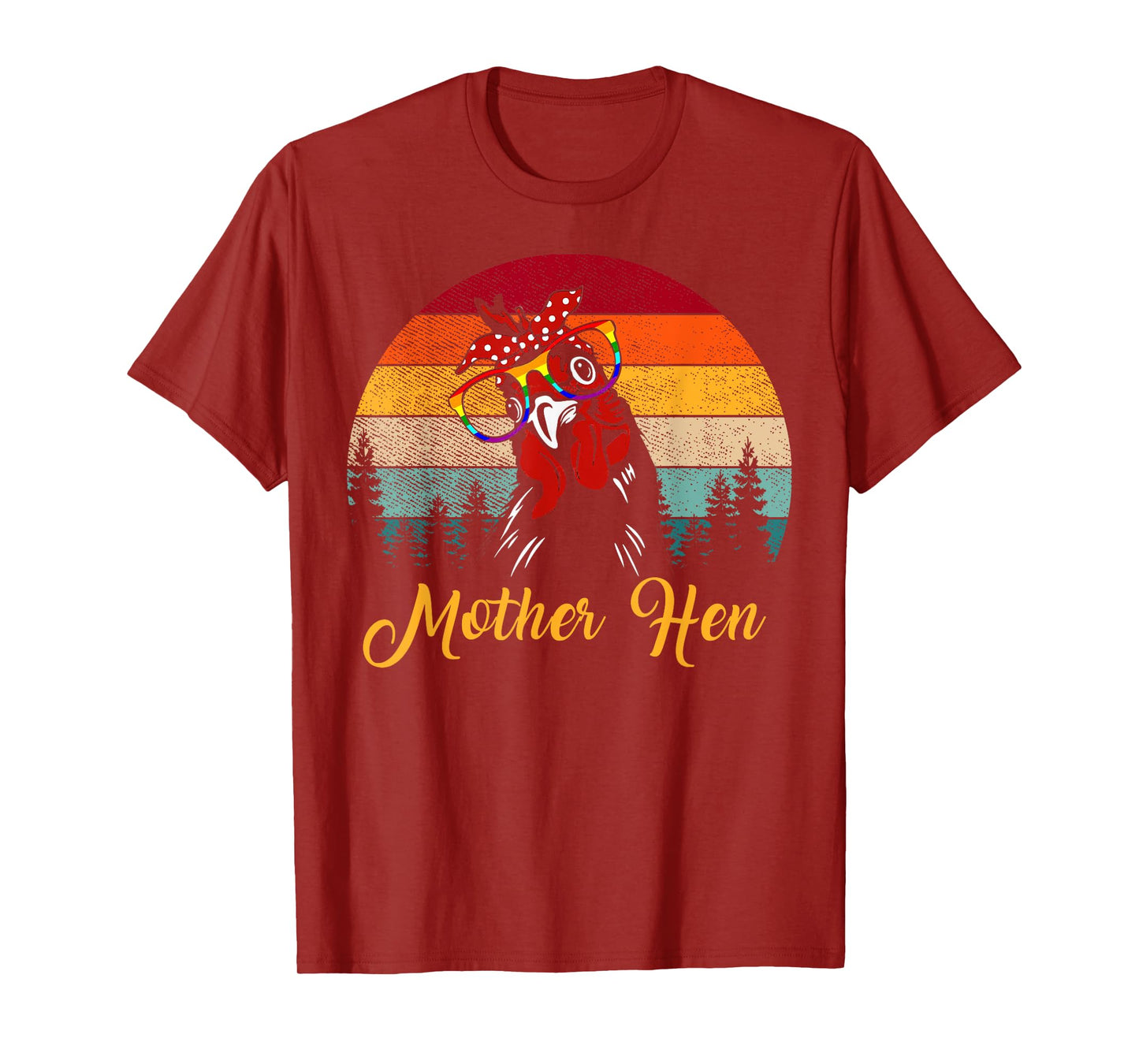 Mother Hen Chicken Farming Mothers Day T-Shirt