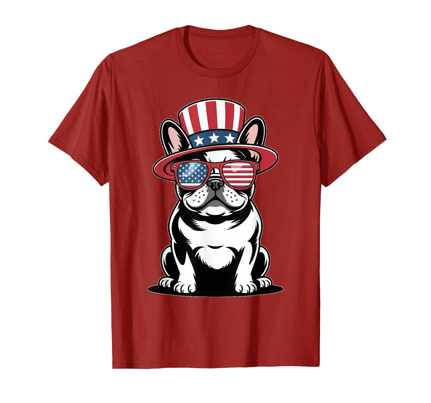 Patriotic French Bulldog US Flag 4Th Of July Dog lovers T-Shirt for Men Women Kids