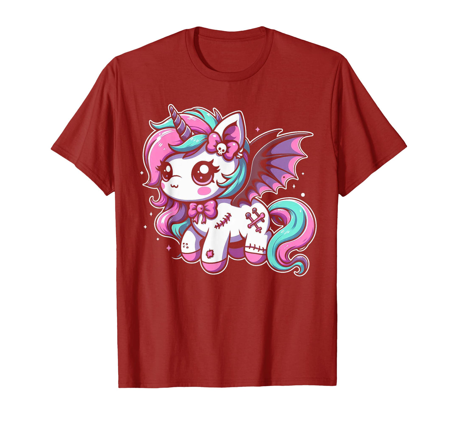 Pastel Goth Unicorn Kawaii Creepy Cute Aesthetic Art T-Shirt