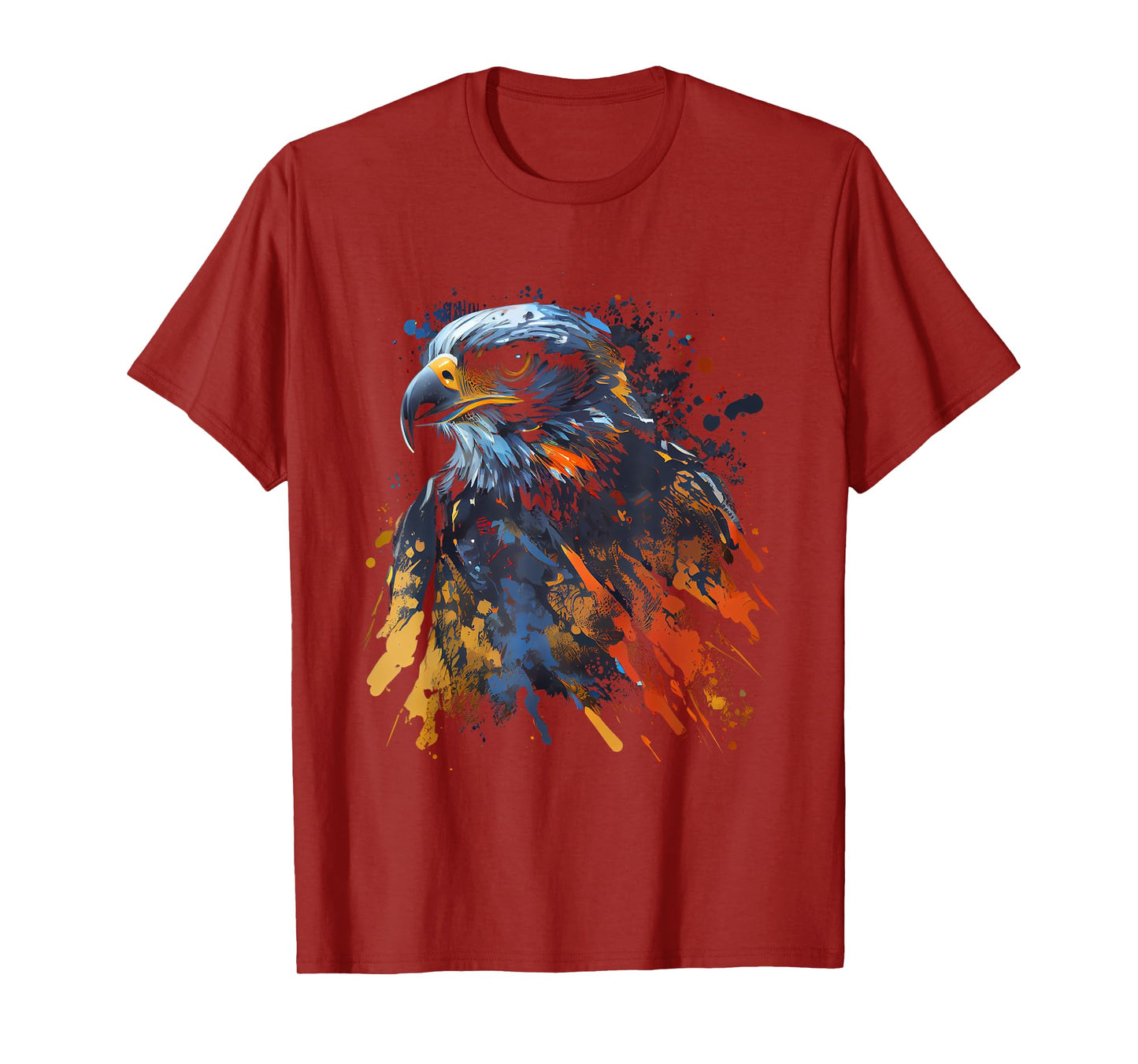 Hawk Bird Colorful Color Bird Observer Bird of Prey T-Shirt