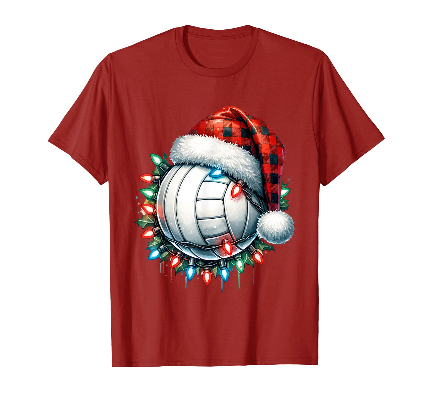 Christmas Volleyball Xmas Volleyball Player T-Shirt