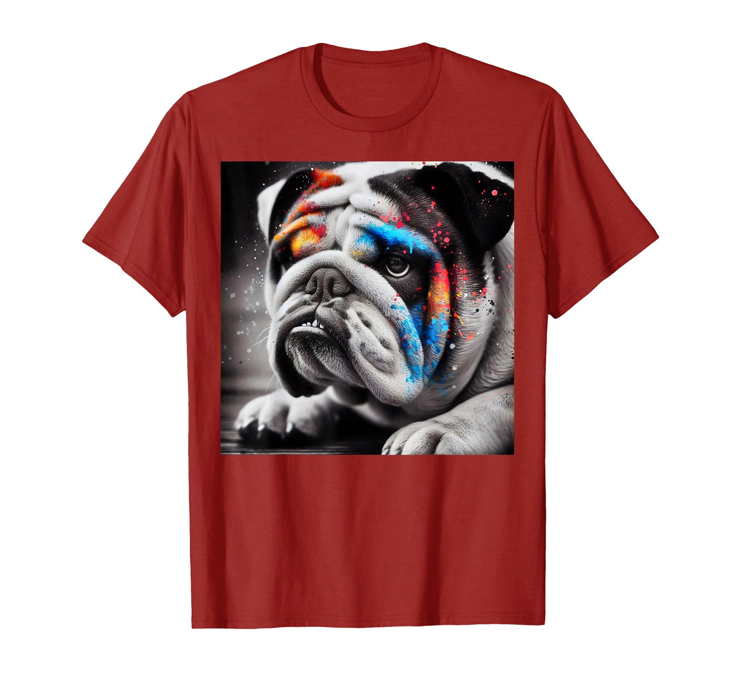 Bold Bulldog Contrast, Bulldog themed T-Shirt for Men Women Girls Kids