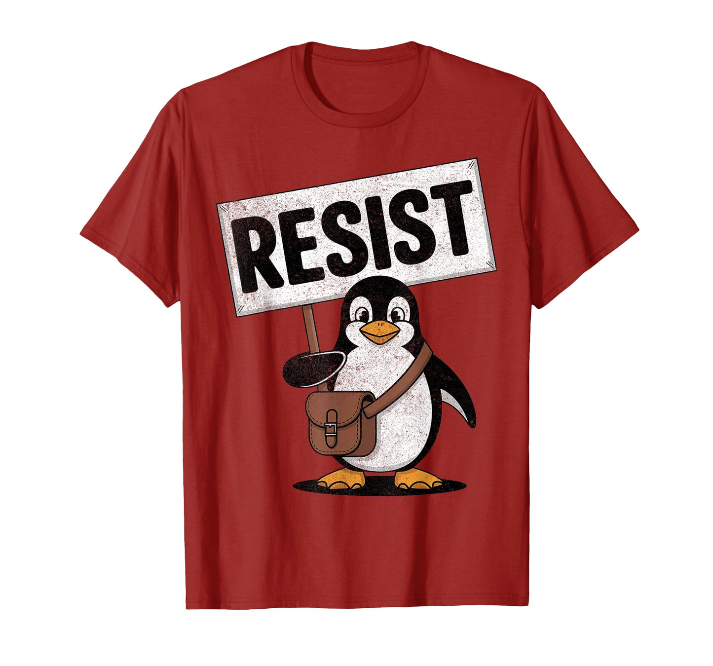 Penguin Protest Activism Resist T-Shirt