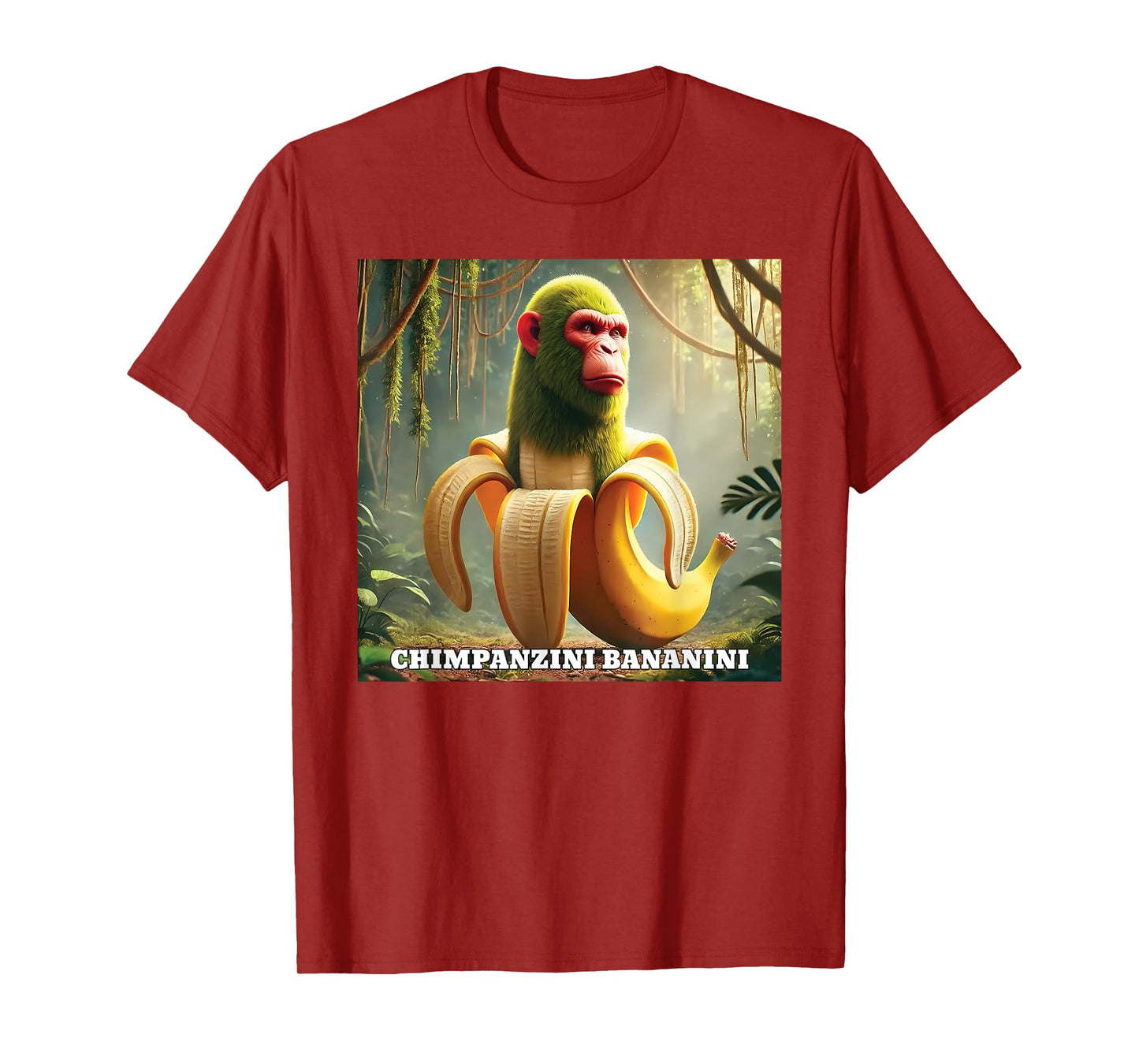 Chimpanzini Bananini Monkey Meme T-Shirt