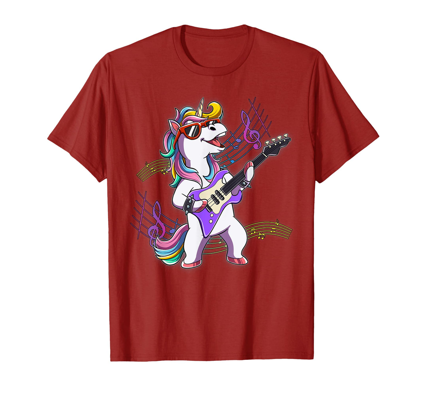 Unicorn Guitar Rockstar T-Shirt