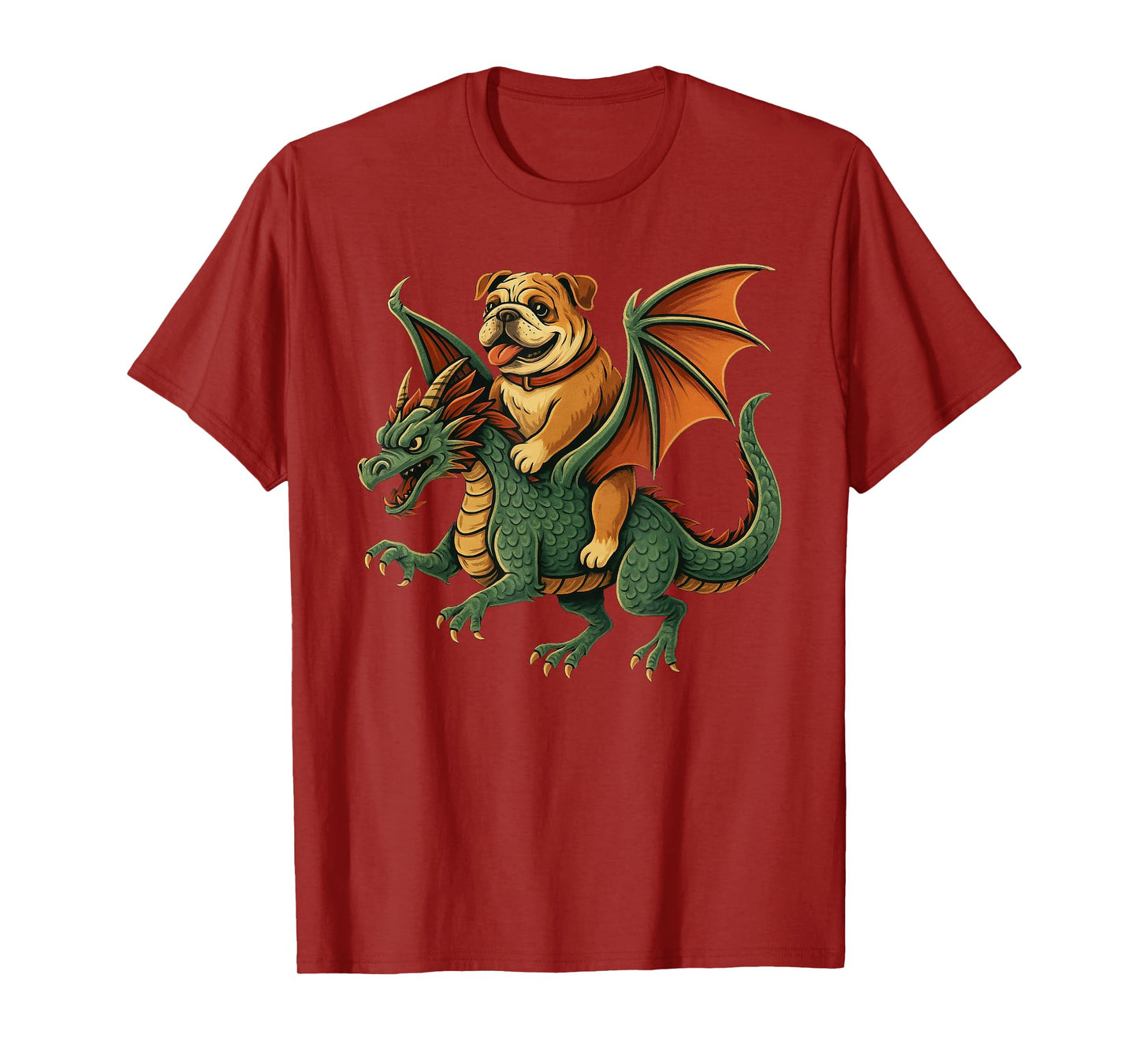 English Bulldog Dog Dragon T-Shirt