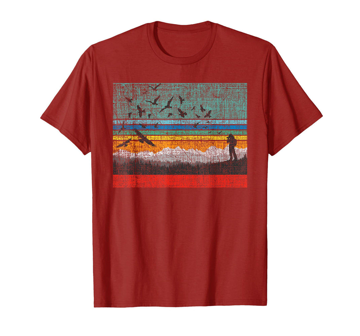 Retro Birding Bird Watching Bird Watcher Birder T-Shirt