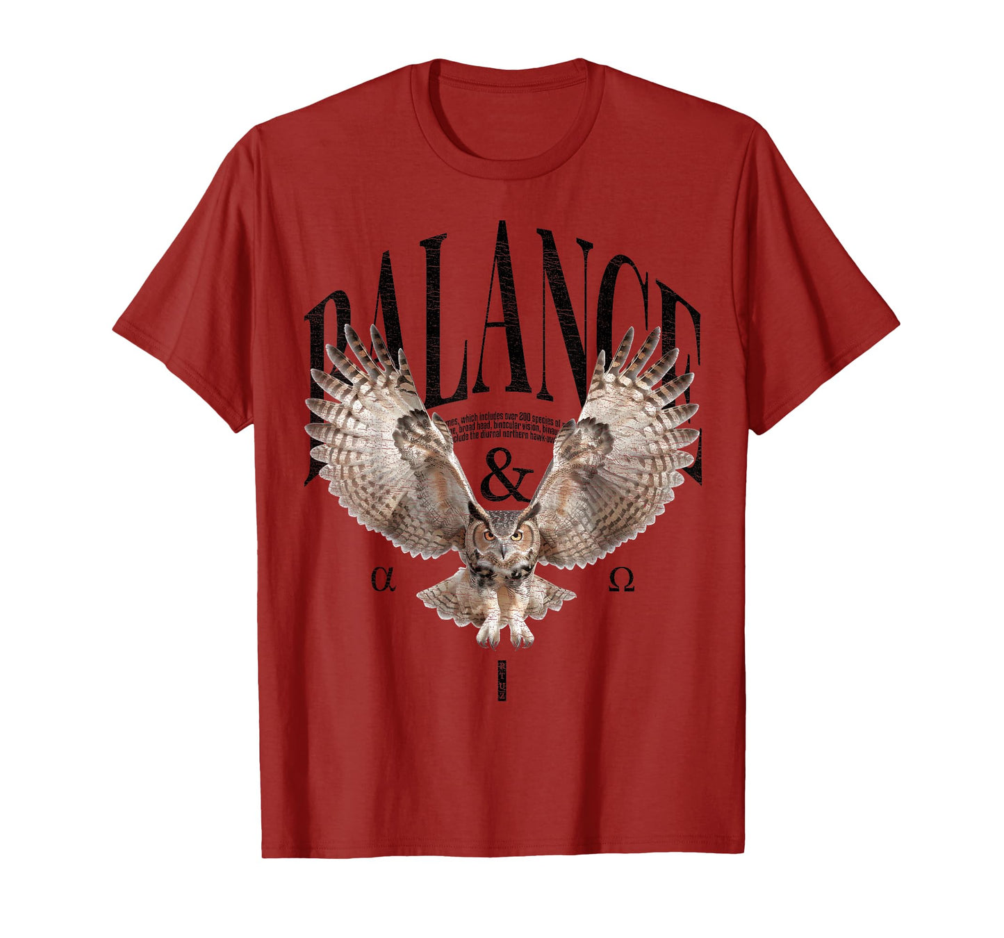 Elegant vintage night owl wild animal owls bird owl T-Shirt