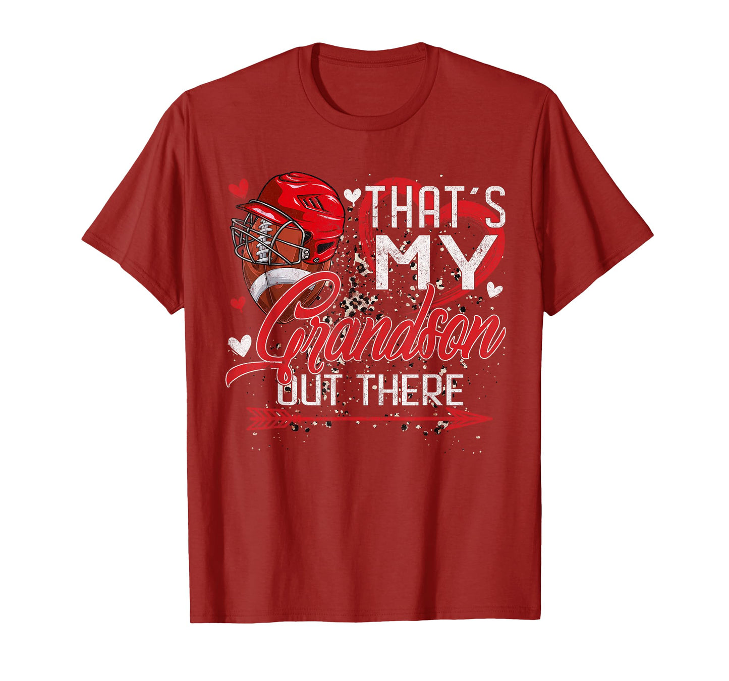 That's My Grandson Out There Football Grandma Mothers Day T-Shirt