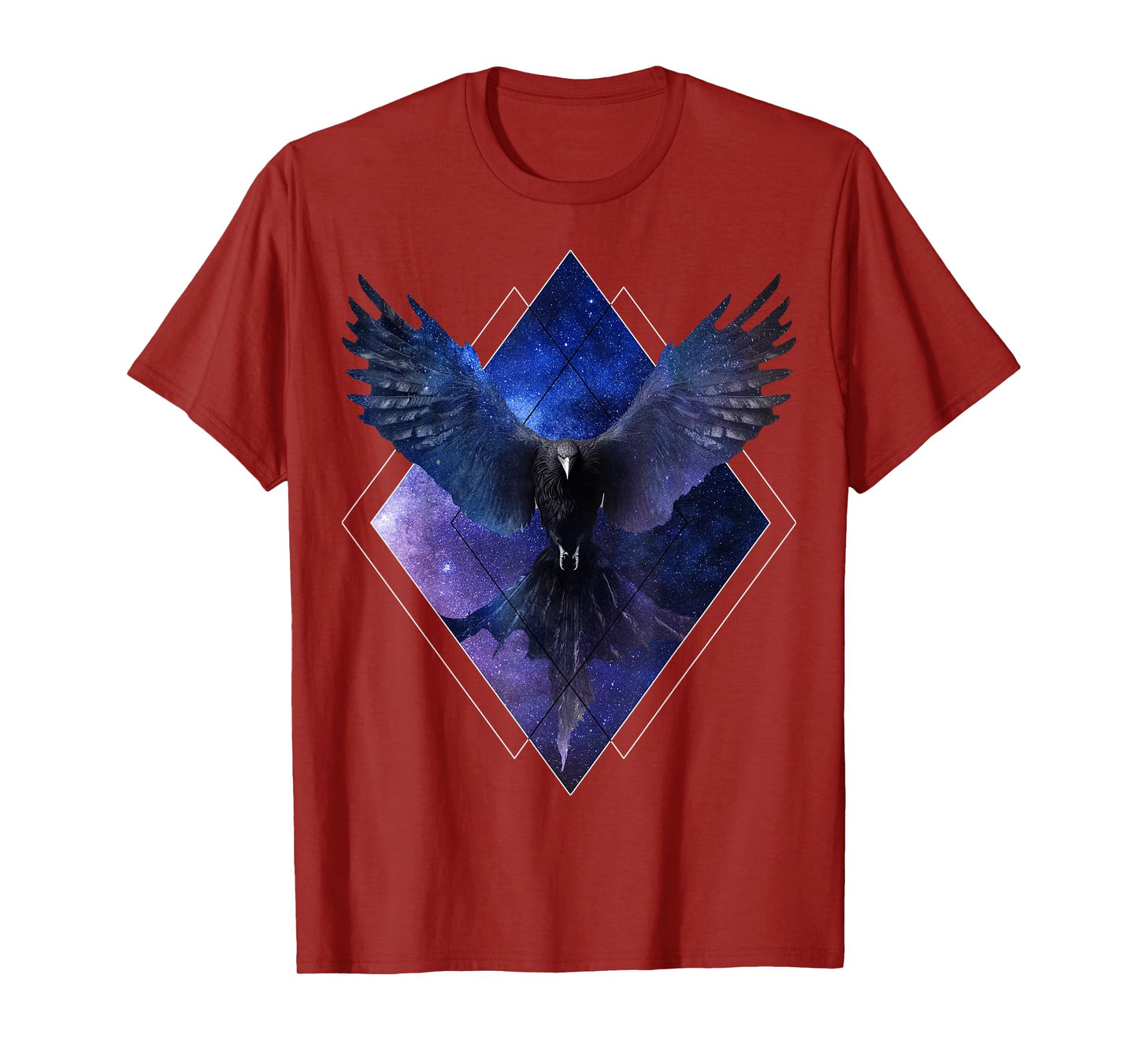 Celestial Raven Space Crow Galaxy Aesthetic Bird T-Shirt