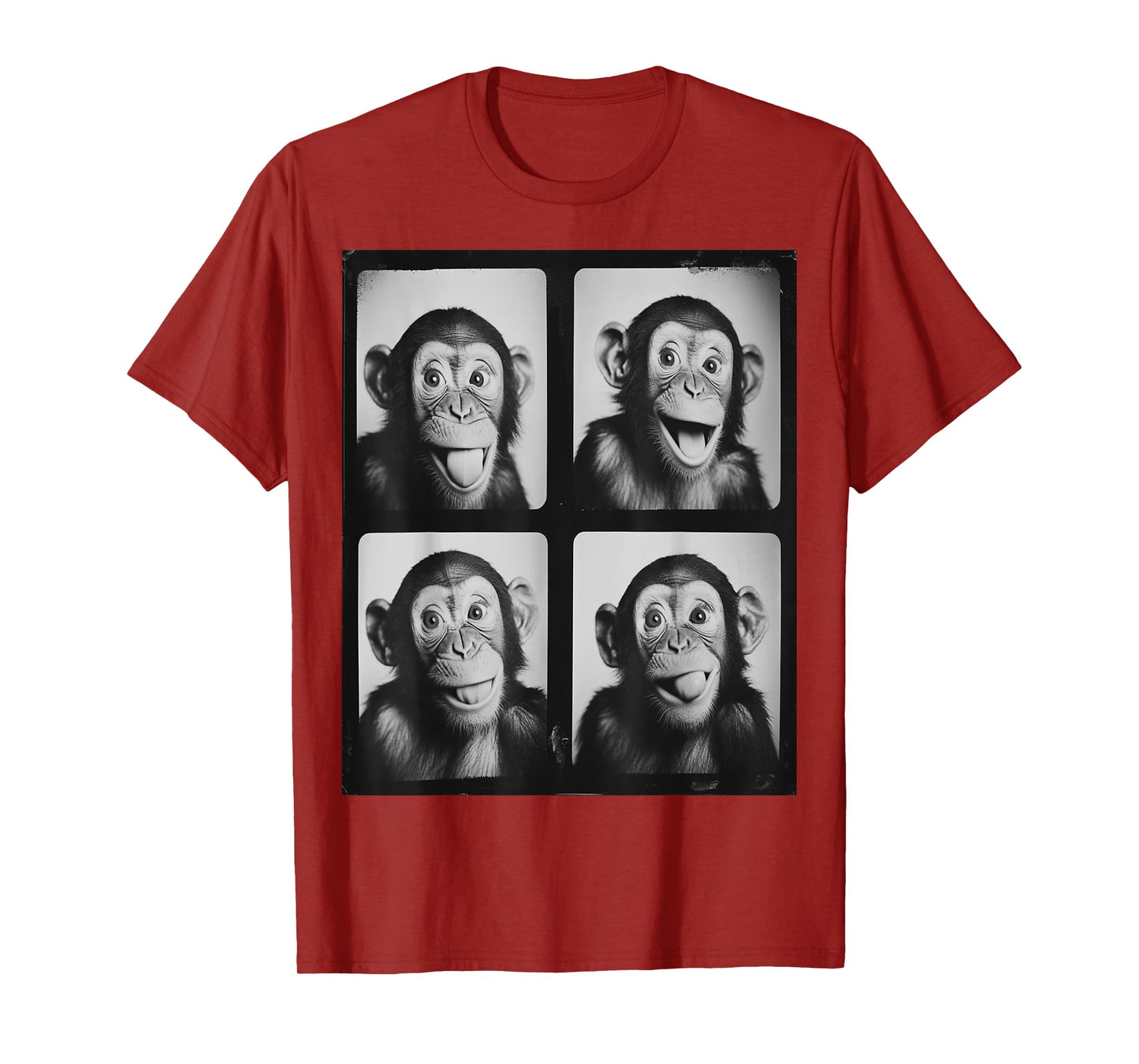 Funny Chimp Baby Chimpanzee Monkey Face T-Shirt