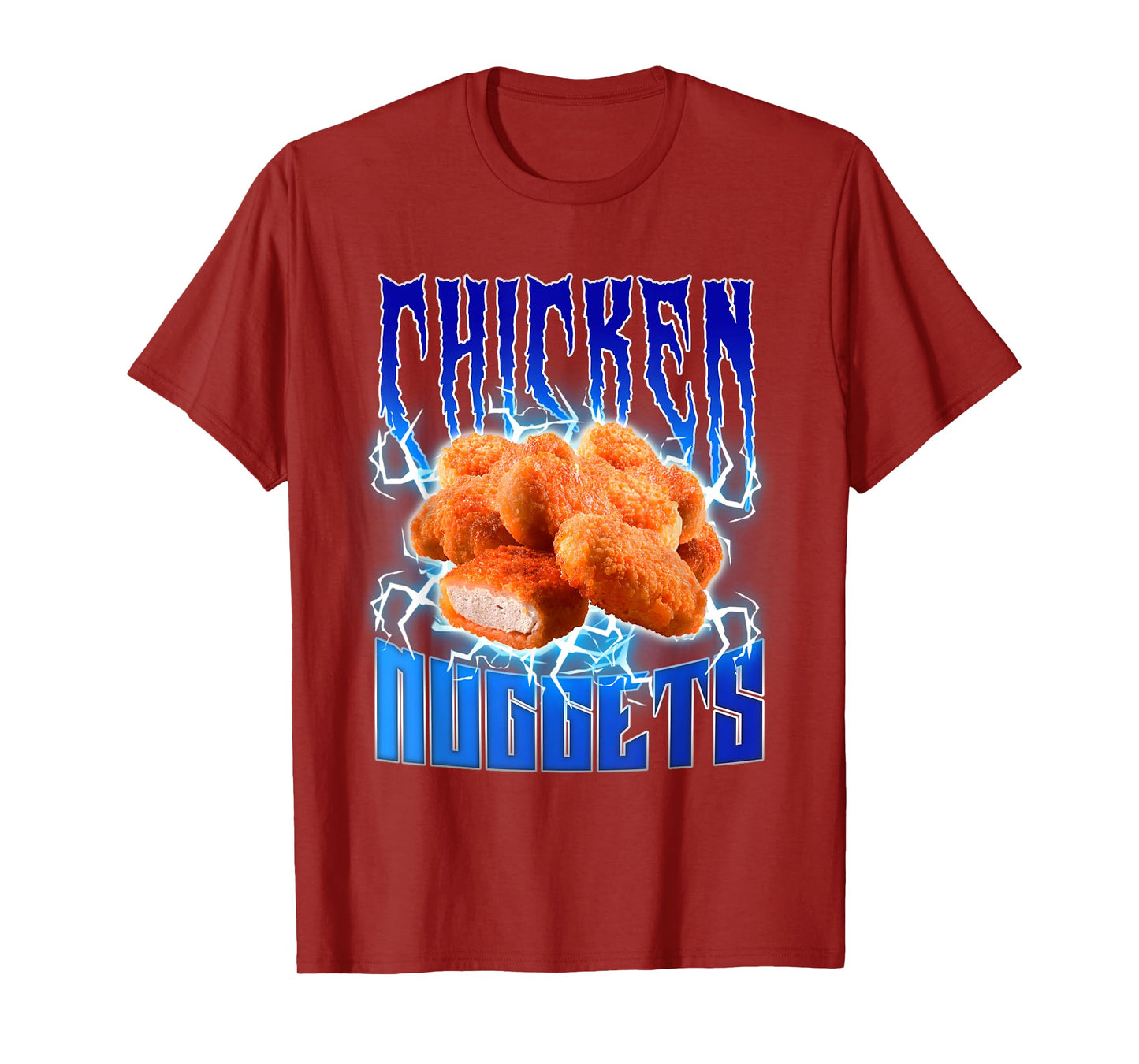 Chicken Nuggets Heavy Metal - Funny Chicken Nugget Lover T-Shirt