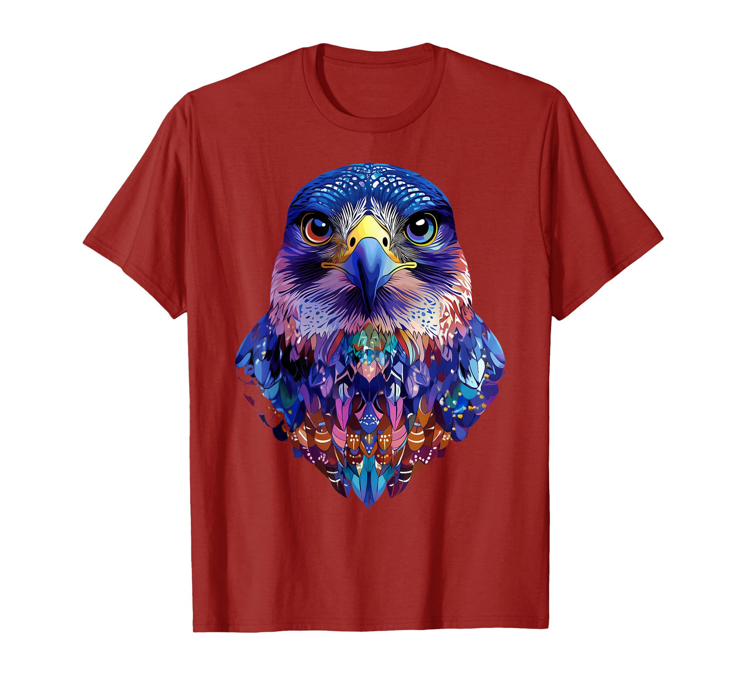 Azteca Peregrine Falcon Majestic Animals Bird Lover Black T-Shirt