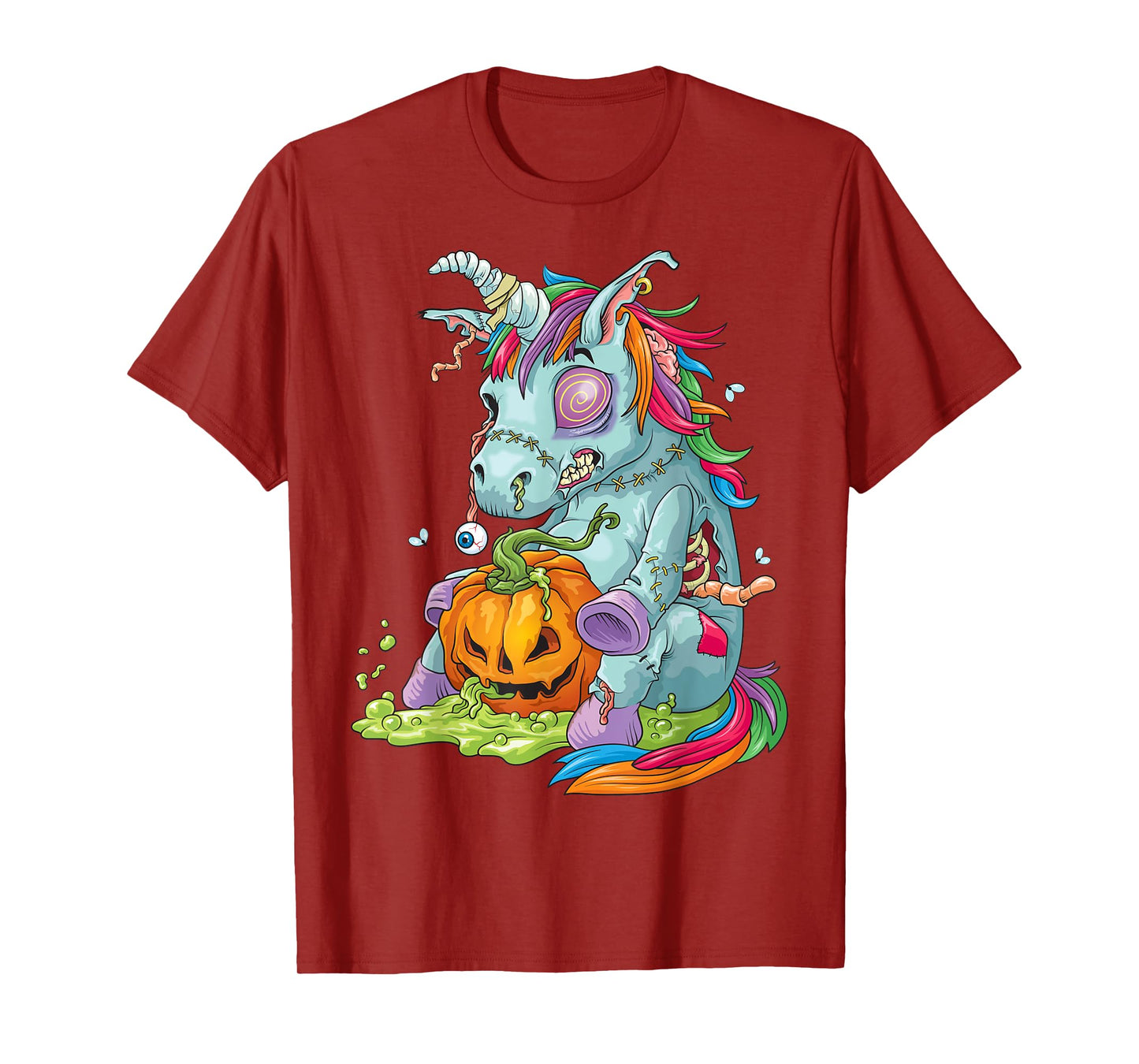 Zombie Unicorn Shirt - Undead Zombiecorn Halloween Costume T-Shirt