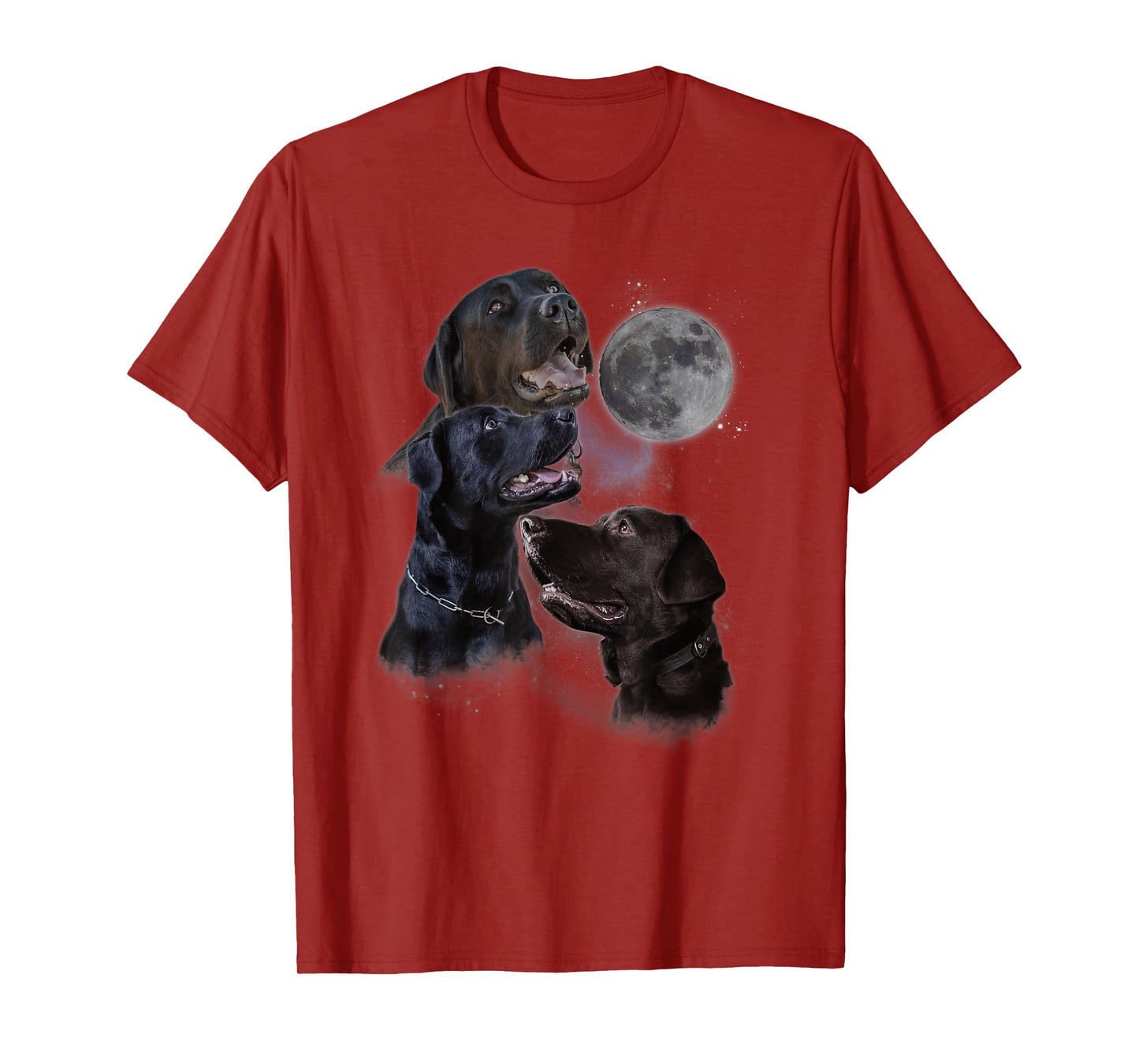 Howling at the Moon Shirt - Funny Labrador Retriever T-Shirt