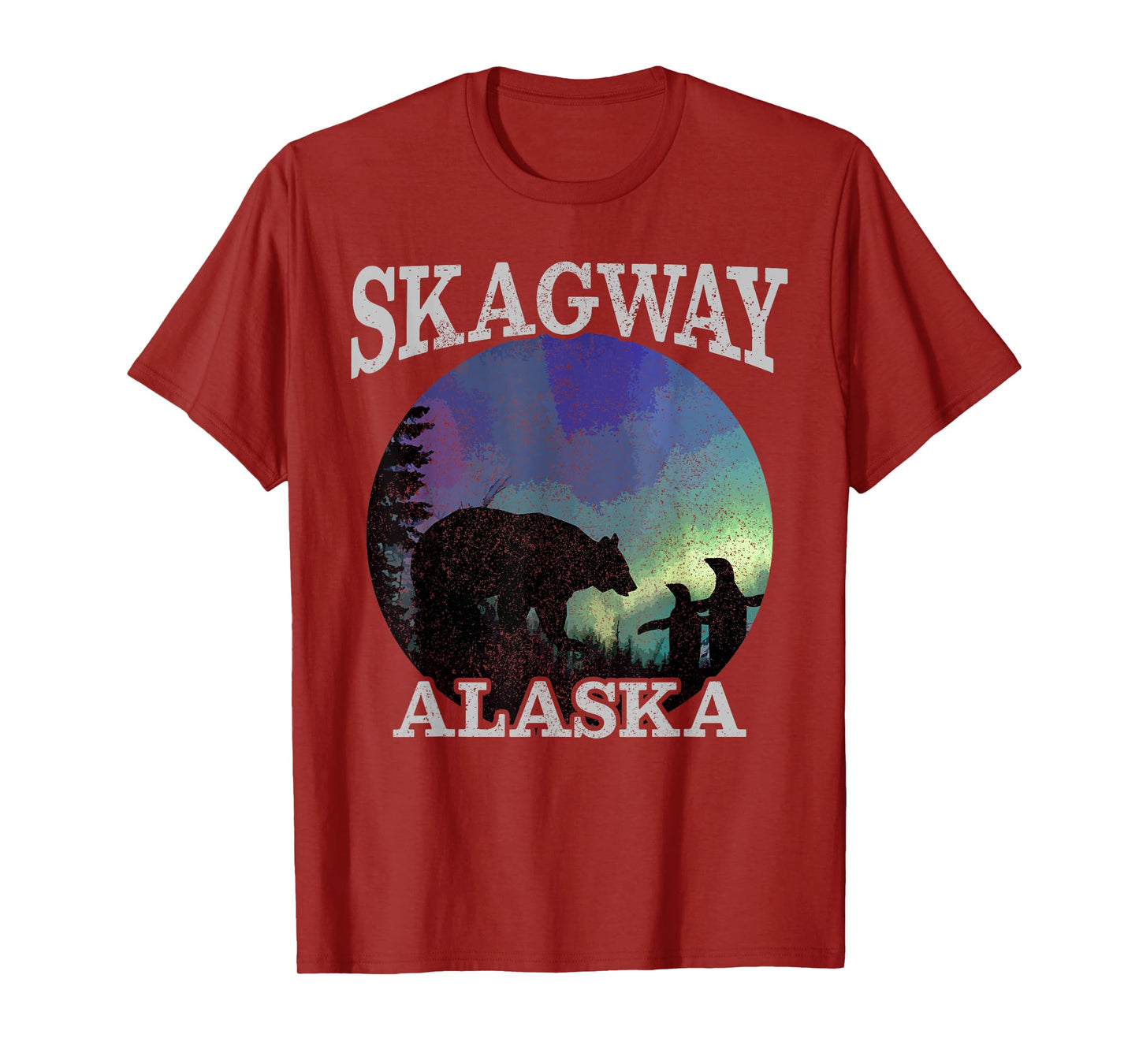 Skagway Alaska - Polar Bear Penguin Souvenir Gift T-Shirt