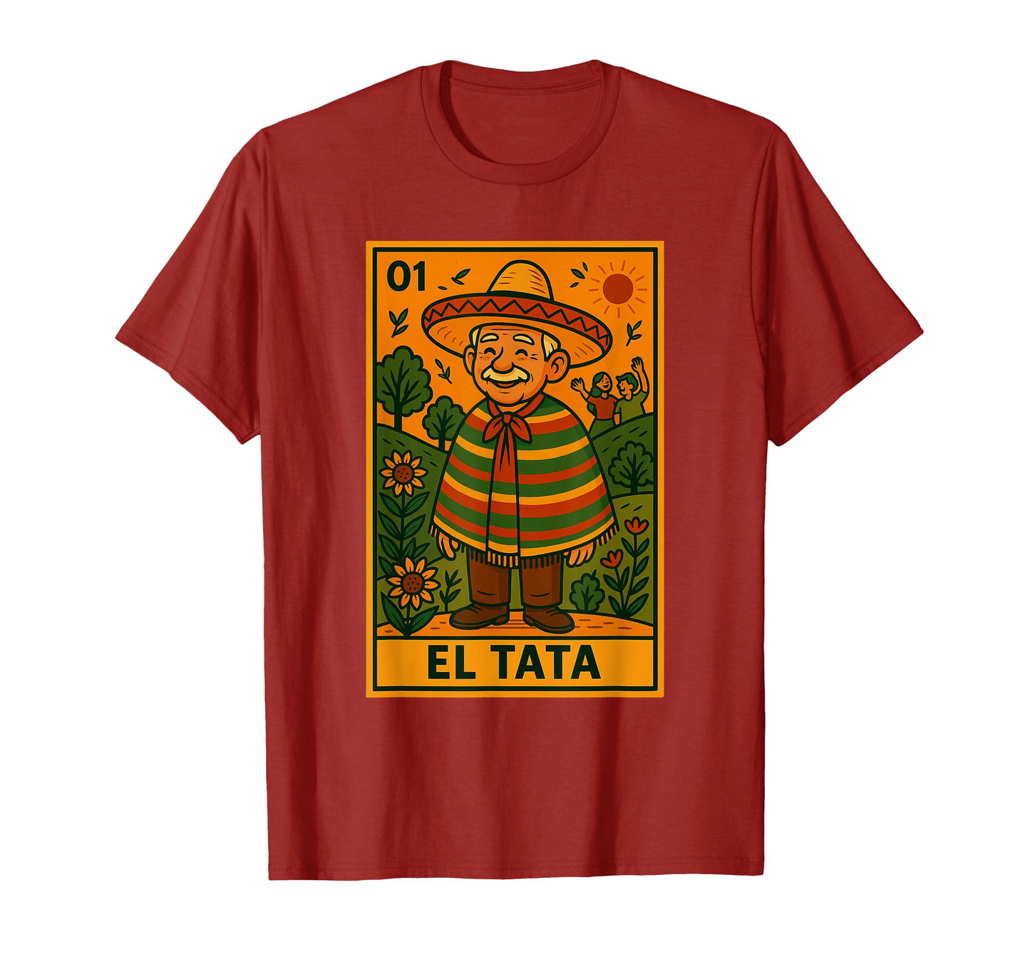 El Abuelo Spanish-Mexican Bingo Funny Gifts - El Tata T-Shirt