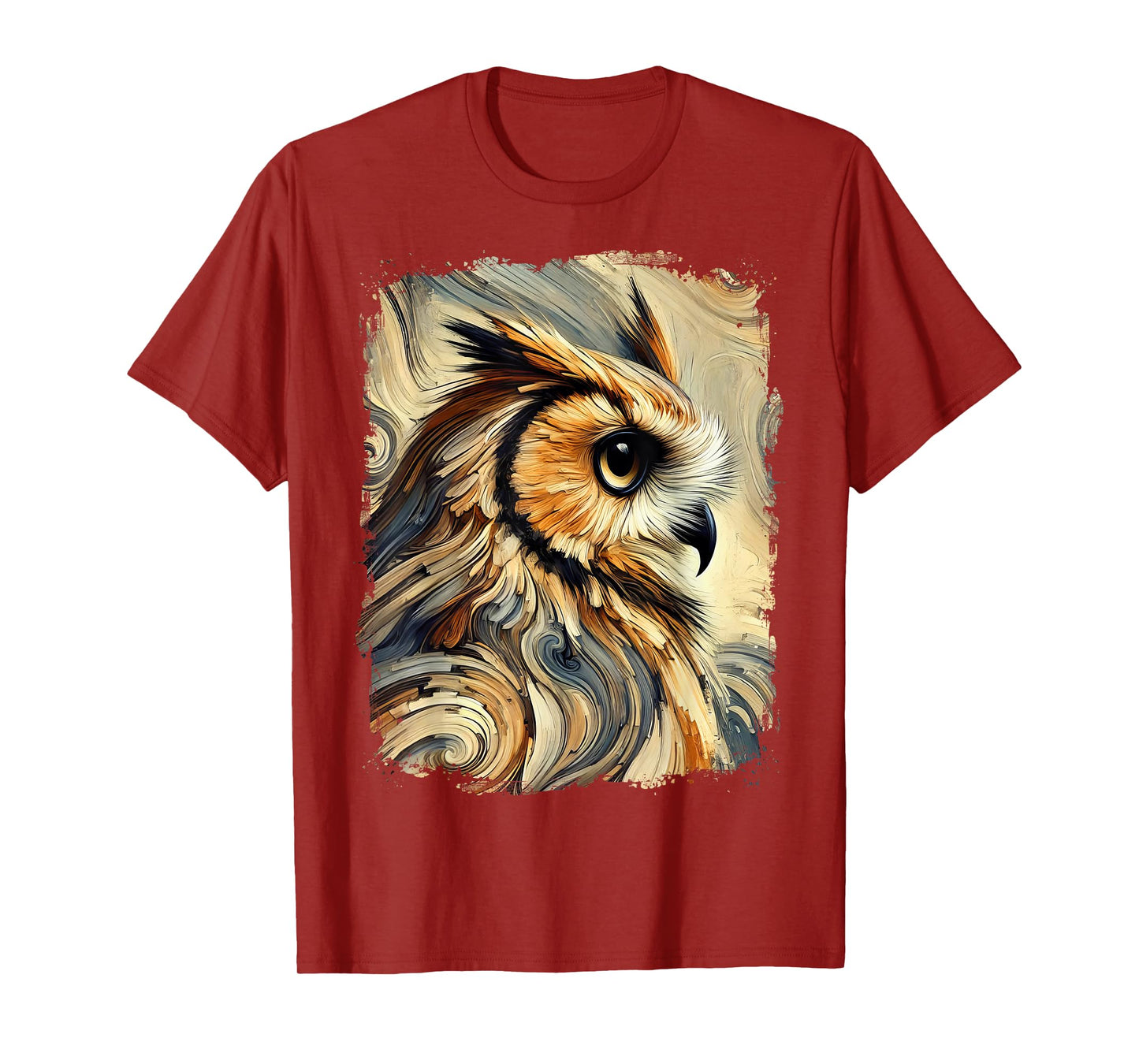 Abstract Owl Colourful and Elegant Artwork T-Shirt