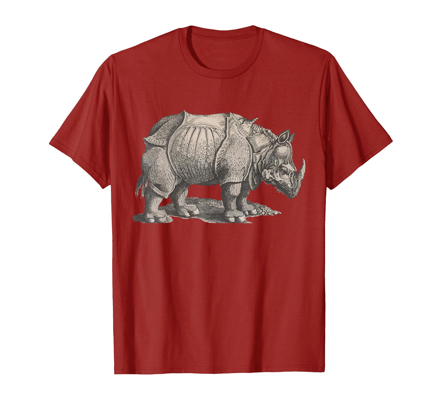Rhinoceros by Albrecht Durer Famous Rhino Woodcut print Tee