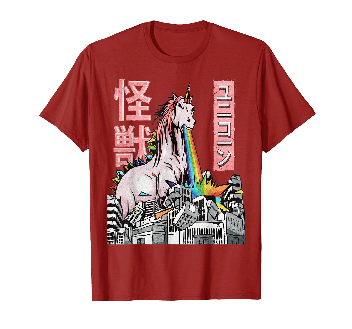 Kaiju Unicorn Japanese Monster Unicorn Anime Merch Manga T-Shirt
