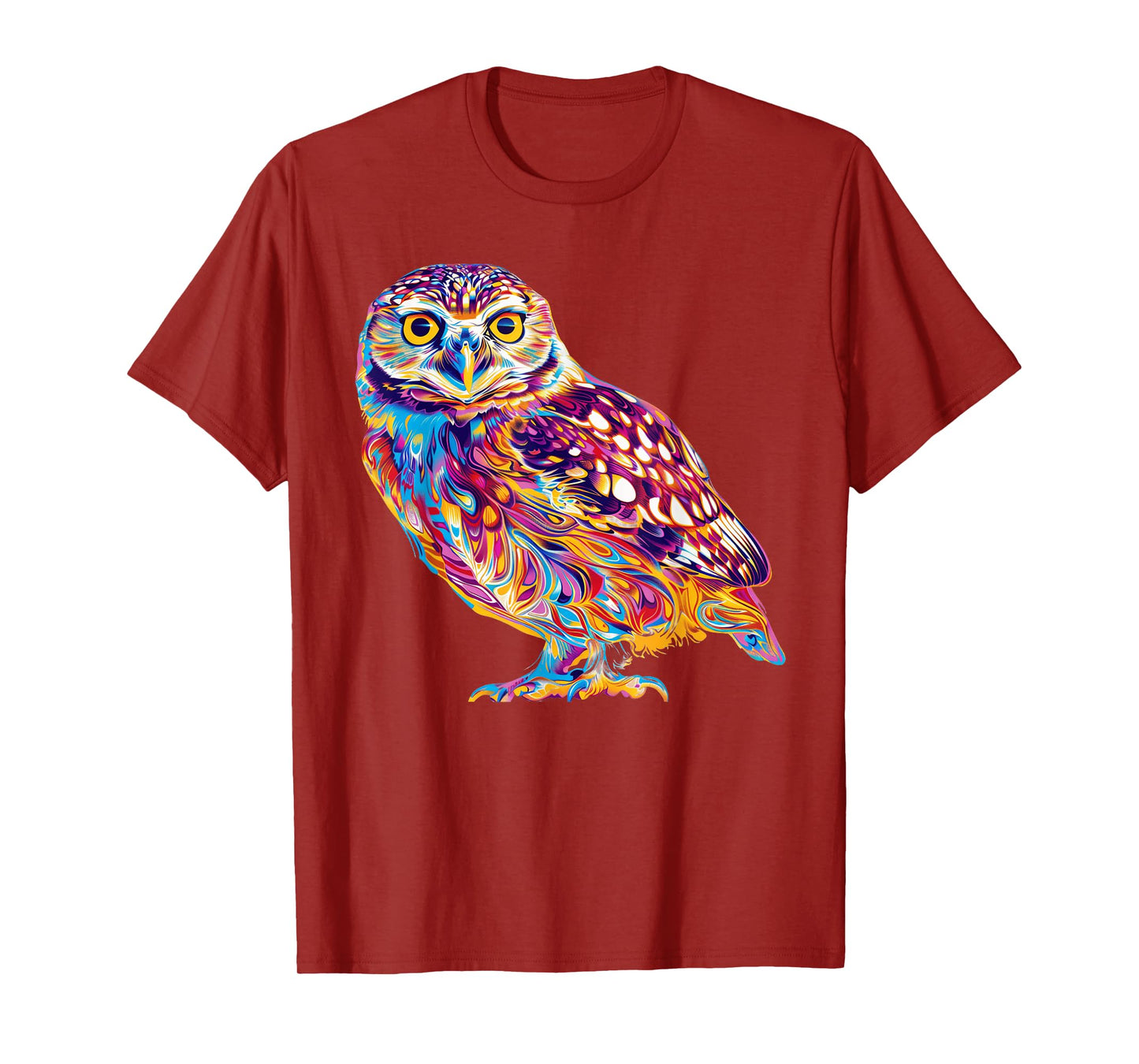 Burrowing Owl Psychedelic T-Shirt