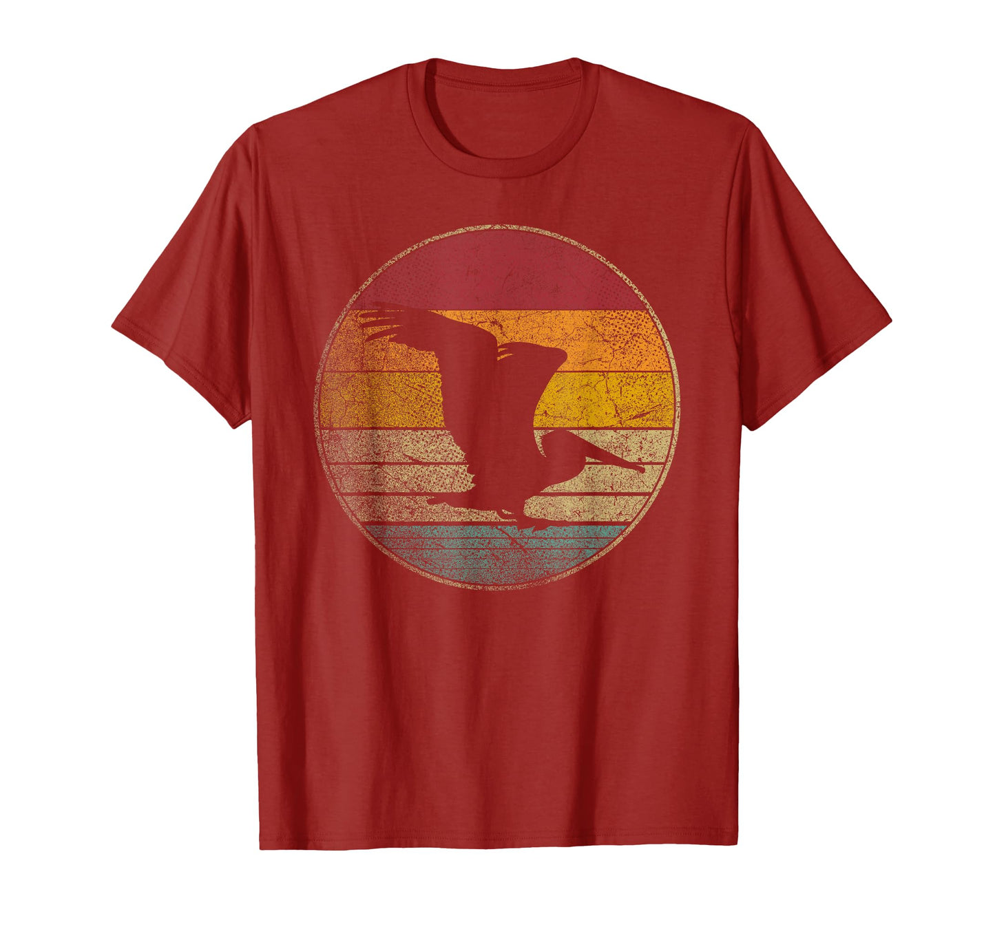 Pelican Bird Shirt Sun Retro Vintage 80s Gift Beach Tropical T-Shirt
