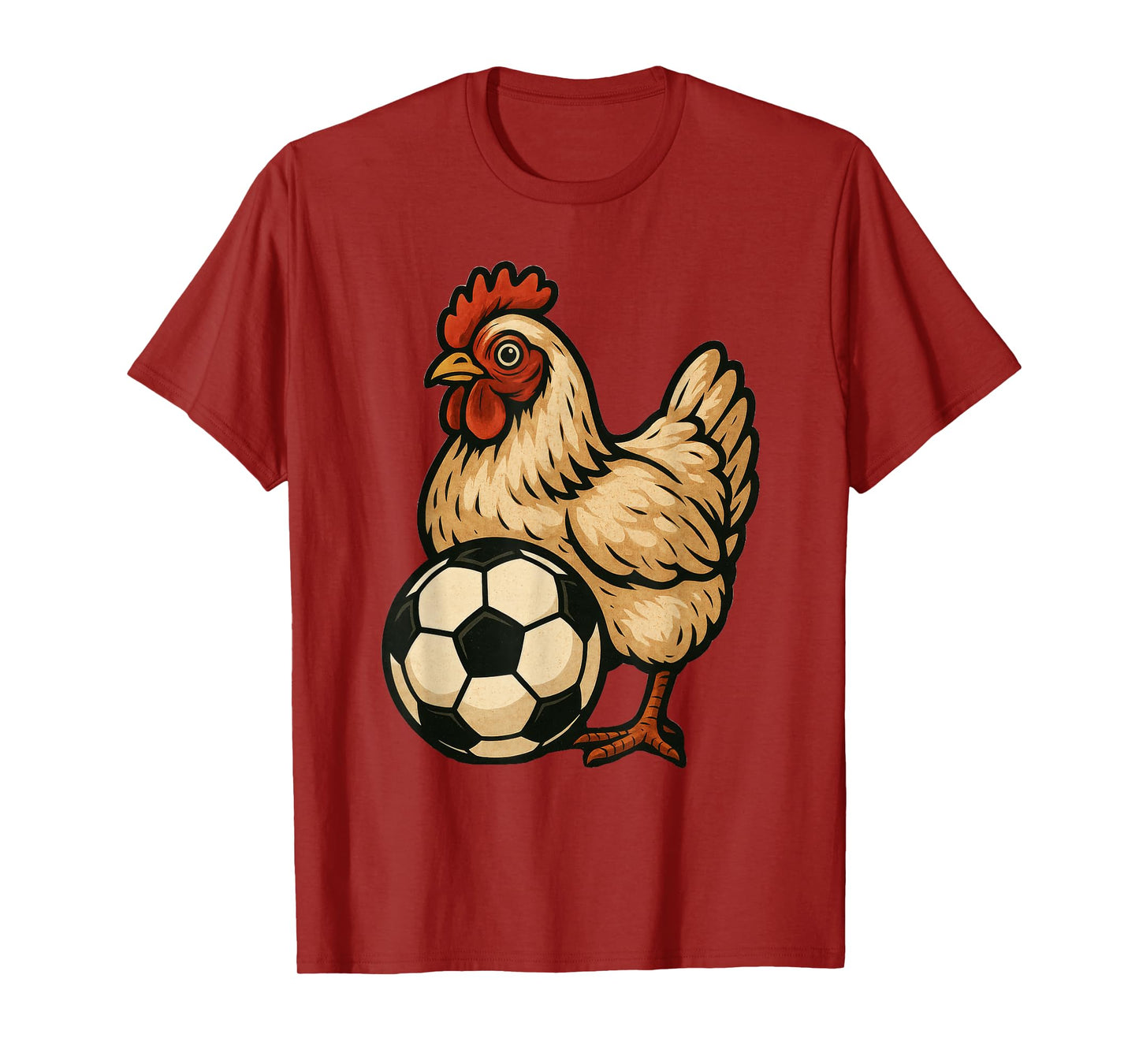 Funny Chicken Soccer T-Shirt