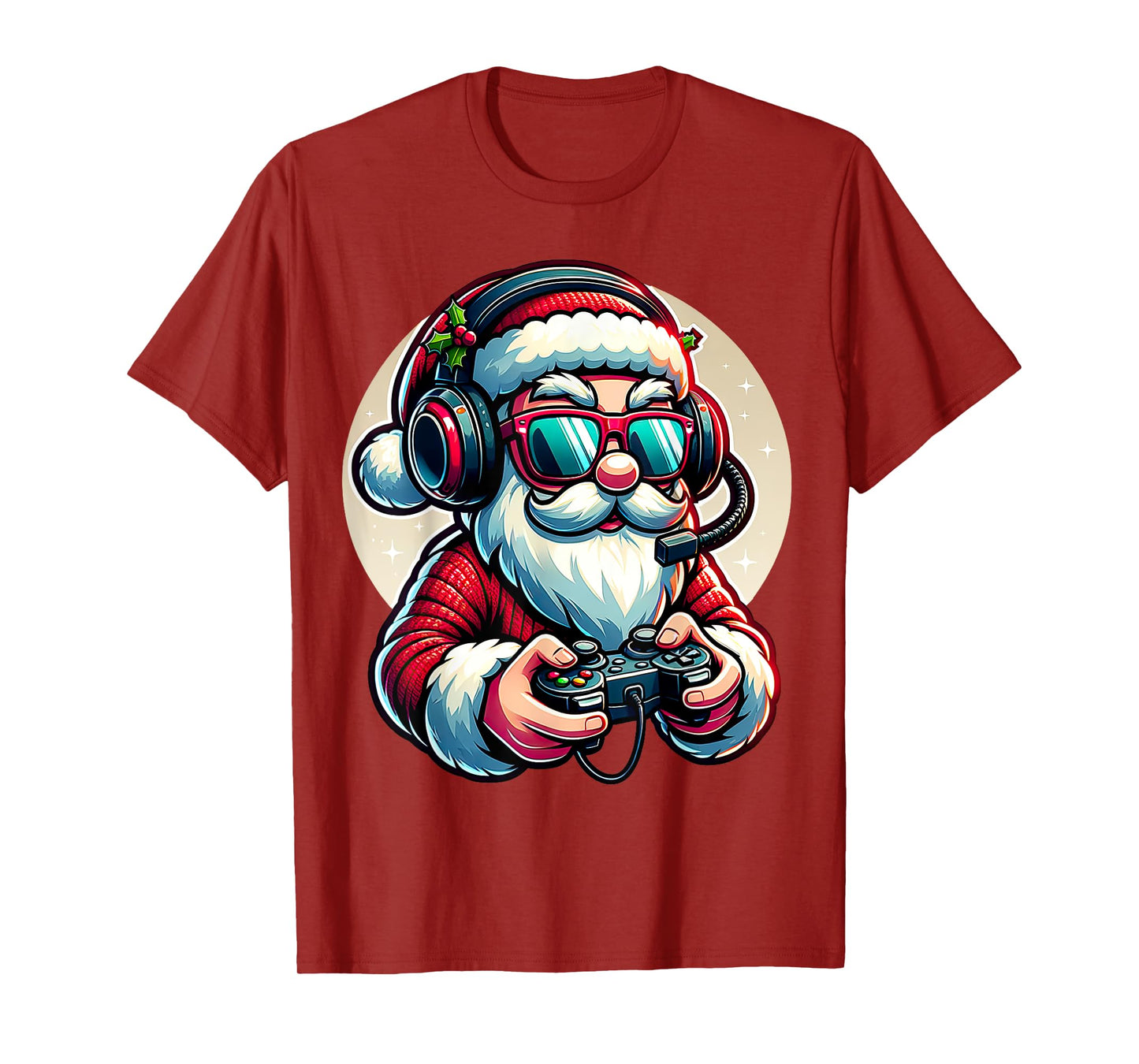 Christmas Gamer Boys Video Game Santa Xmas T-Shirt