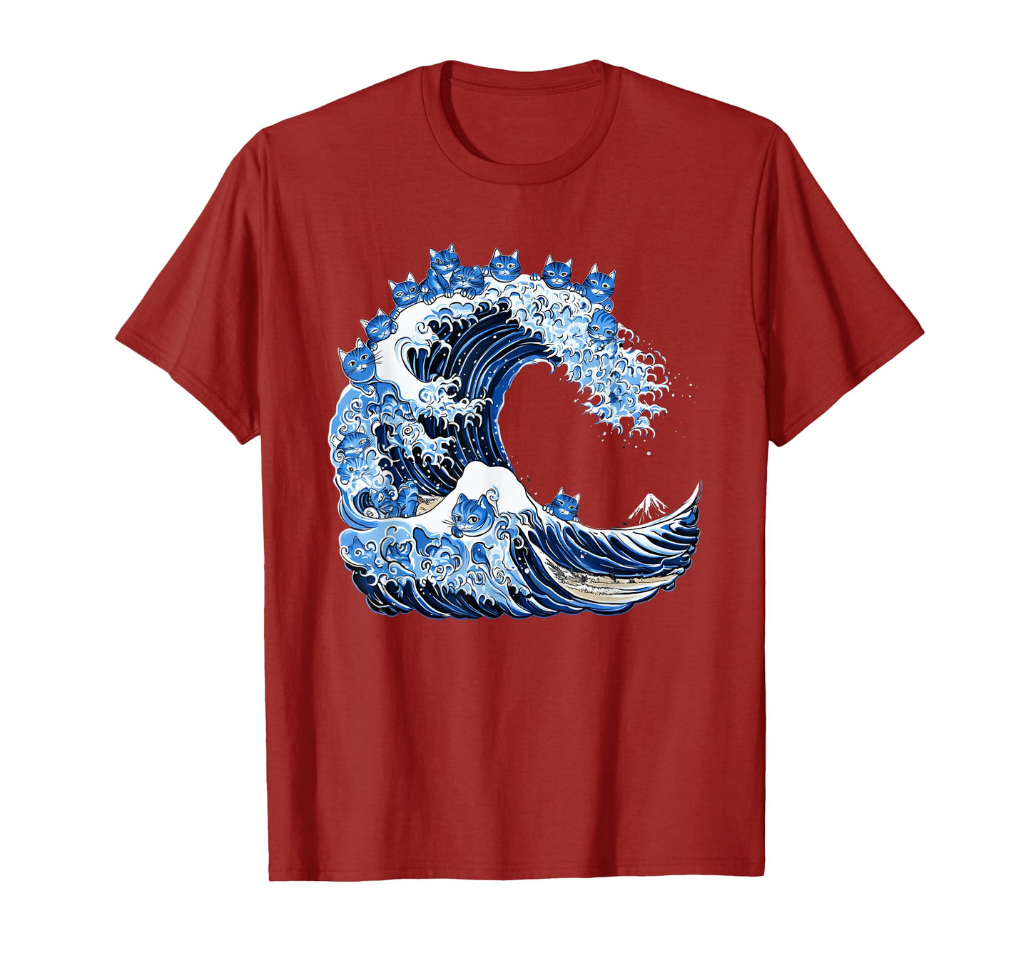 Cute Wave of Blue Cats for Kamala T-Shirt
