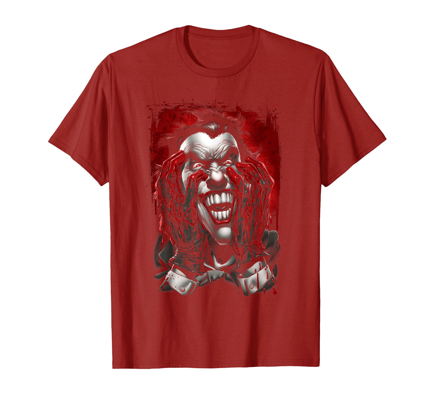 Batman Joker Blood in Hands T Shirt T-Shirt