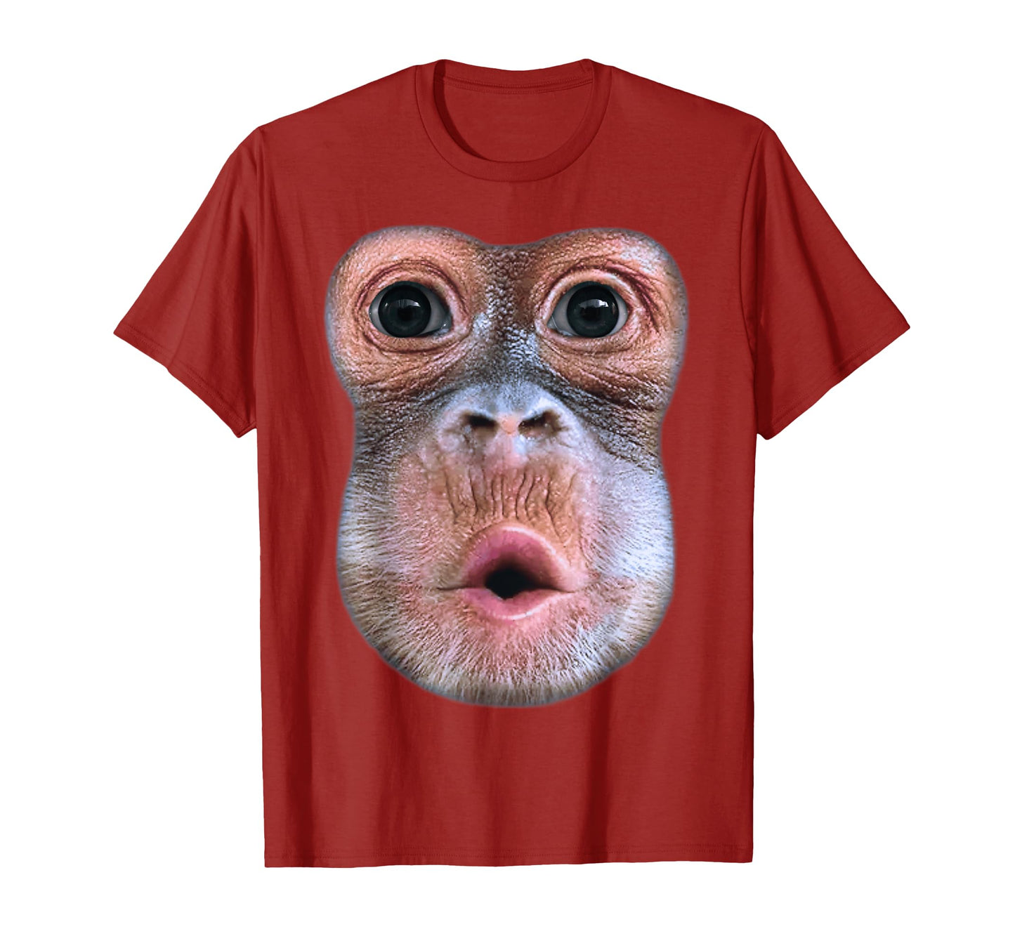 Funny Monkey Blowing Stomach Face Monkey Blow Stomach Face T-Shirt