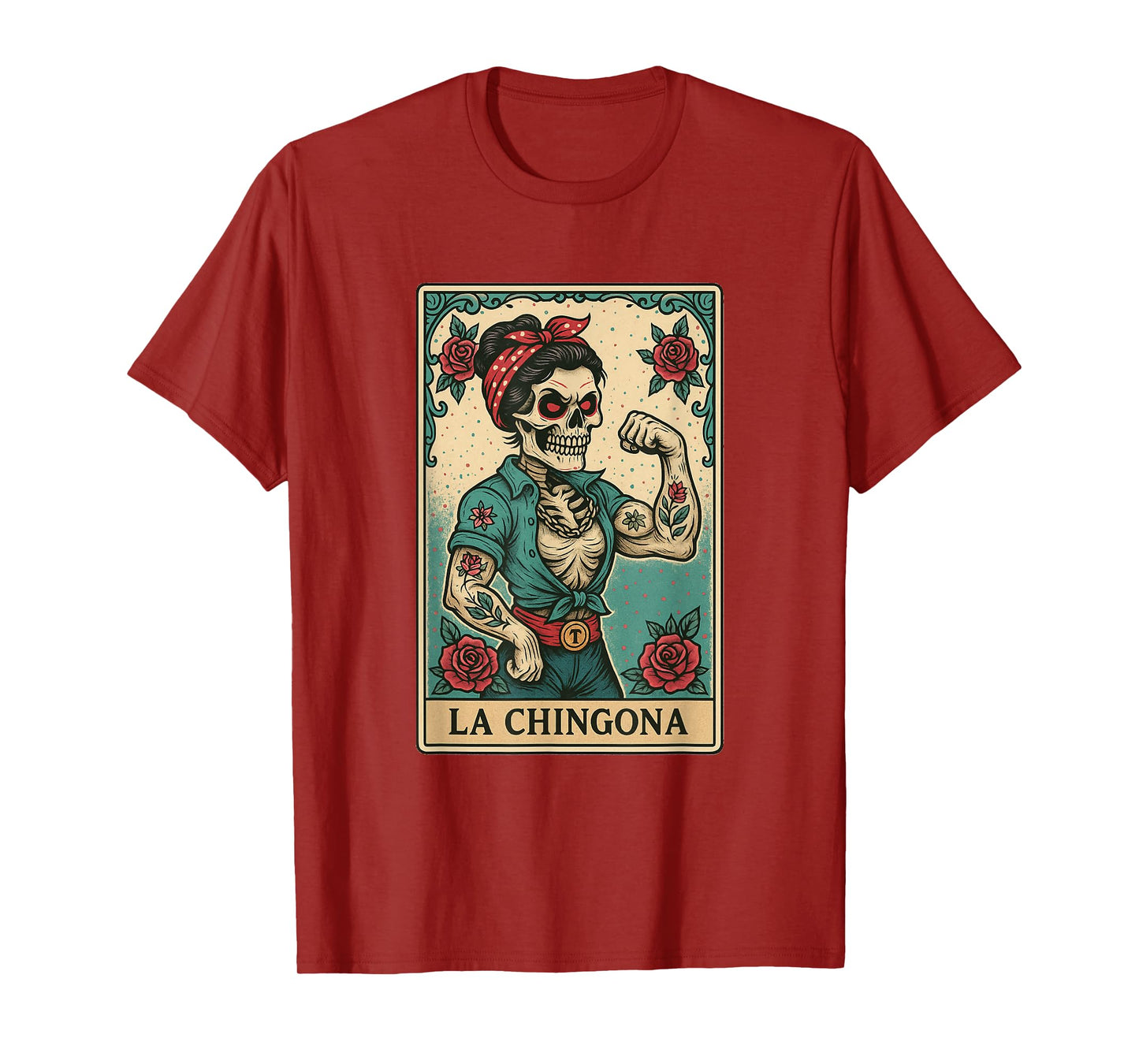 La Chingona Funny Spanish-Mexican Bingo Gifts for Women T-Shirt