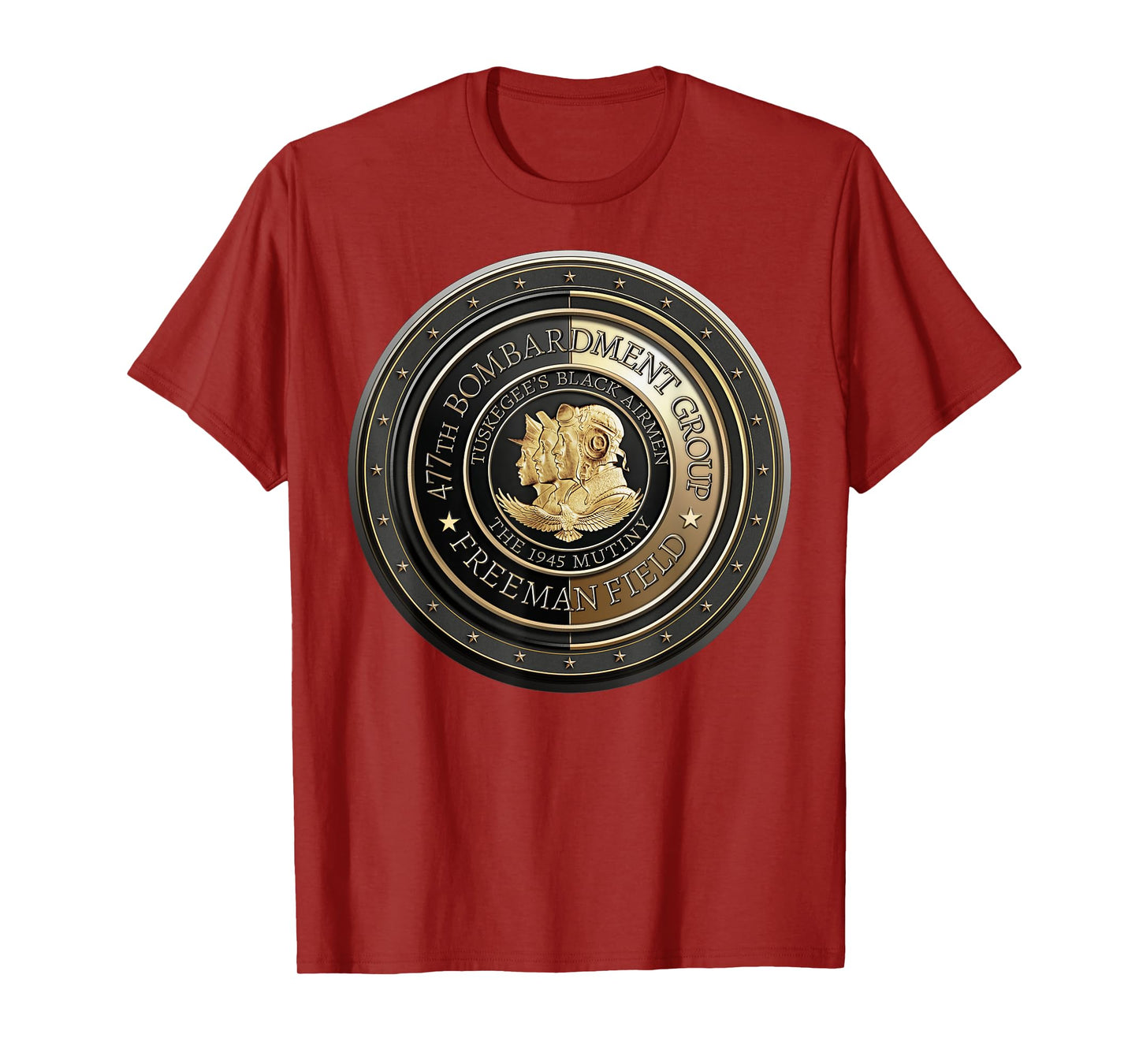 Tuskegee’s Airmen Black Aviation History Legends 477th T-Shirt