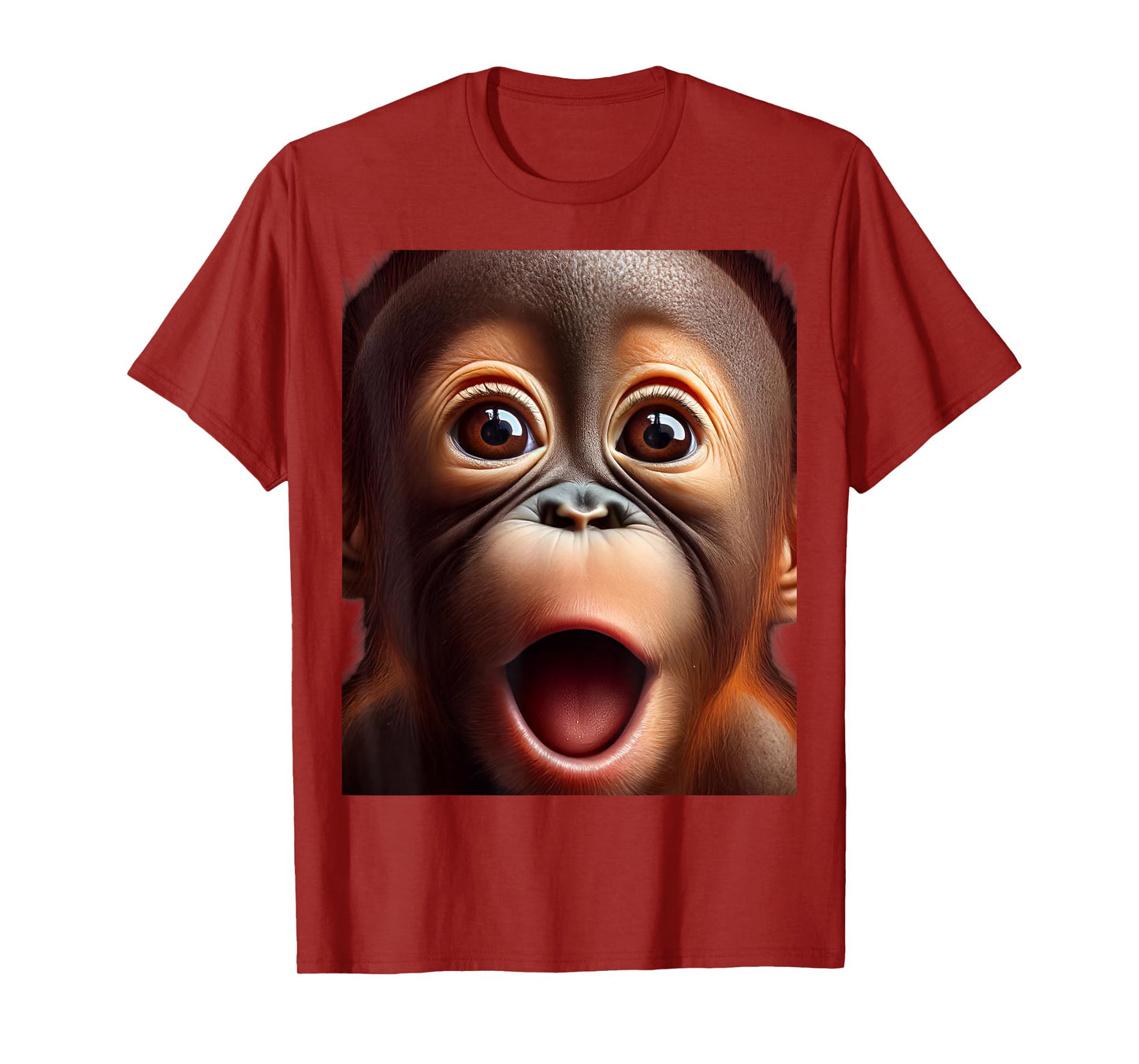 Funny Monkey Face baby orangutan T-Shirt
