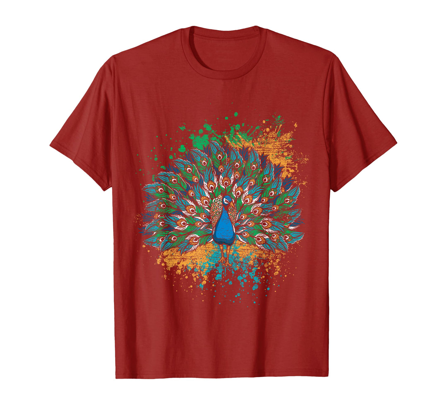 Decorative Colorful Tail Peacock T-Shirt