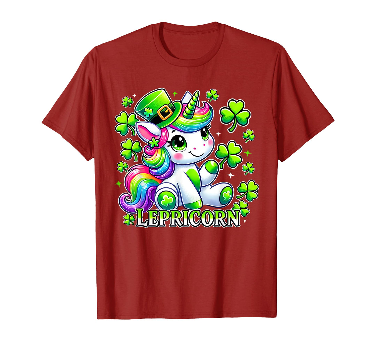 St Patricks Day Unicorn Cute Saint Pattys Girls Lepricorn T-Shirt