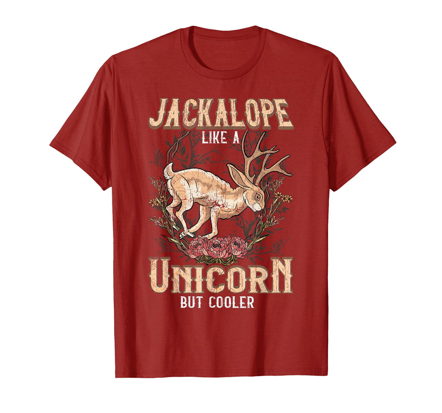 Cryptozoology Vintage Retro Spirit Jackalope Xmas Gift T-Shirt