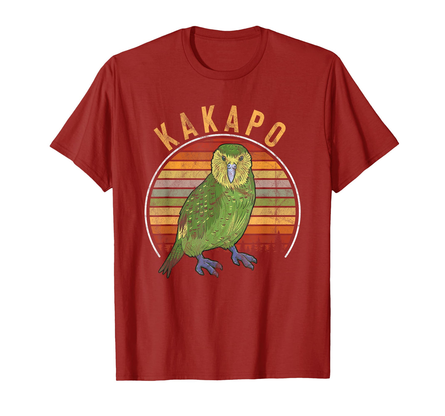 Vintage Kakapo Retro Parrot Bird T-Shirt