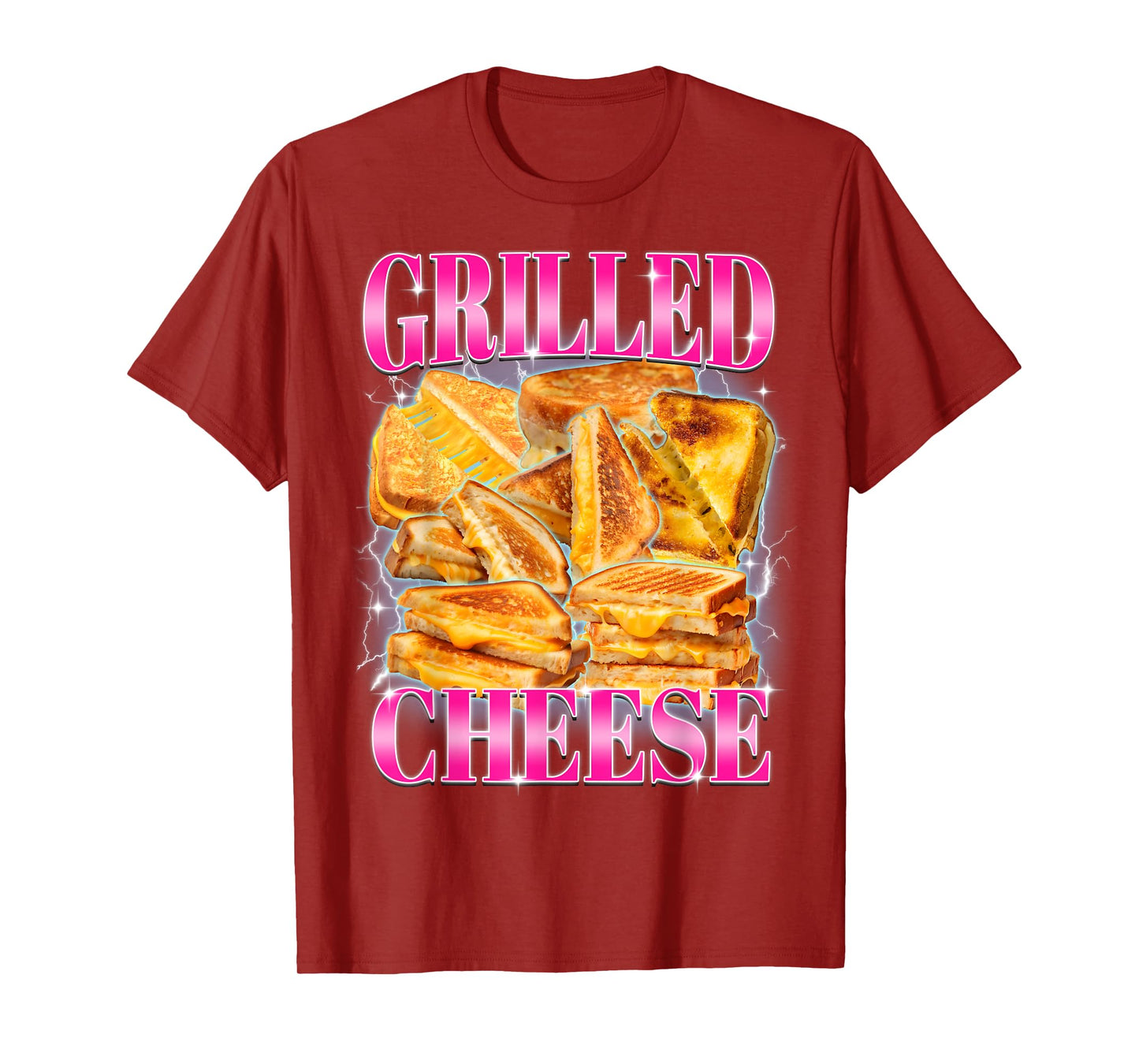 Funny Food Meme Grilled Cheese Sandwiches Food Lover T-Shirt