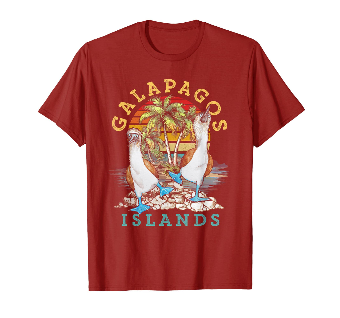 Seabirds Blue-footed Booby Bird Galapagos Island Alaska T-Shirt