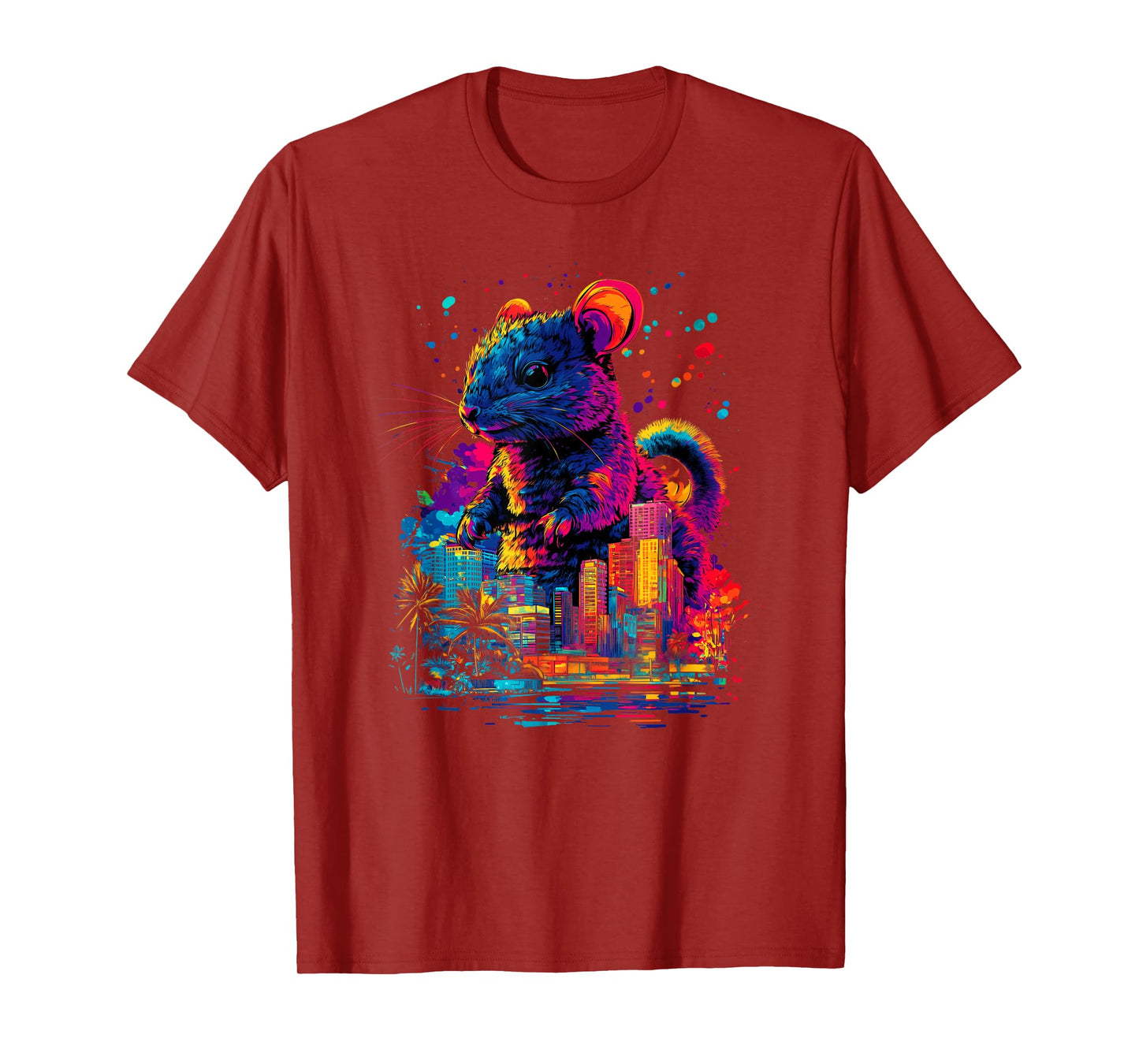 Colorful Chinchilla, Funny Chinchilla, Chinzilla T-Shirt