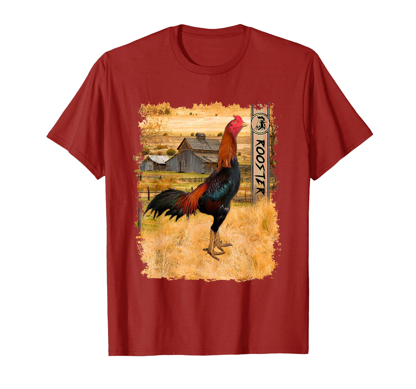 Vintage Rooster Cock Chicken Fight Enthusiast T-Shirt