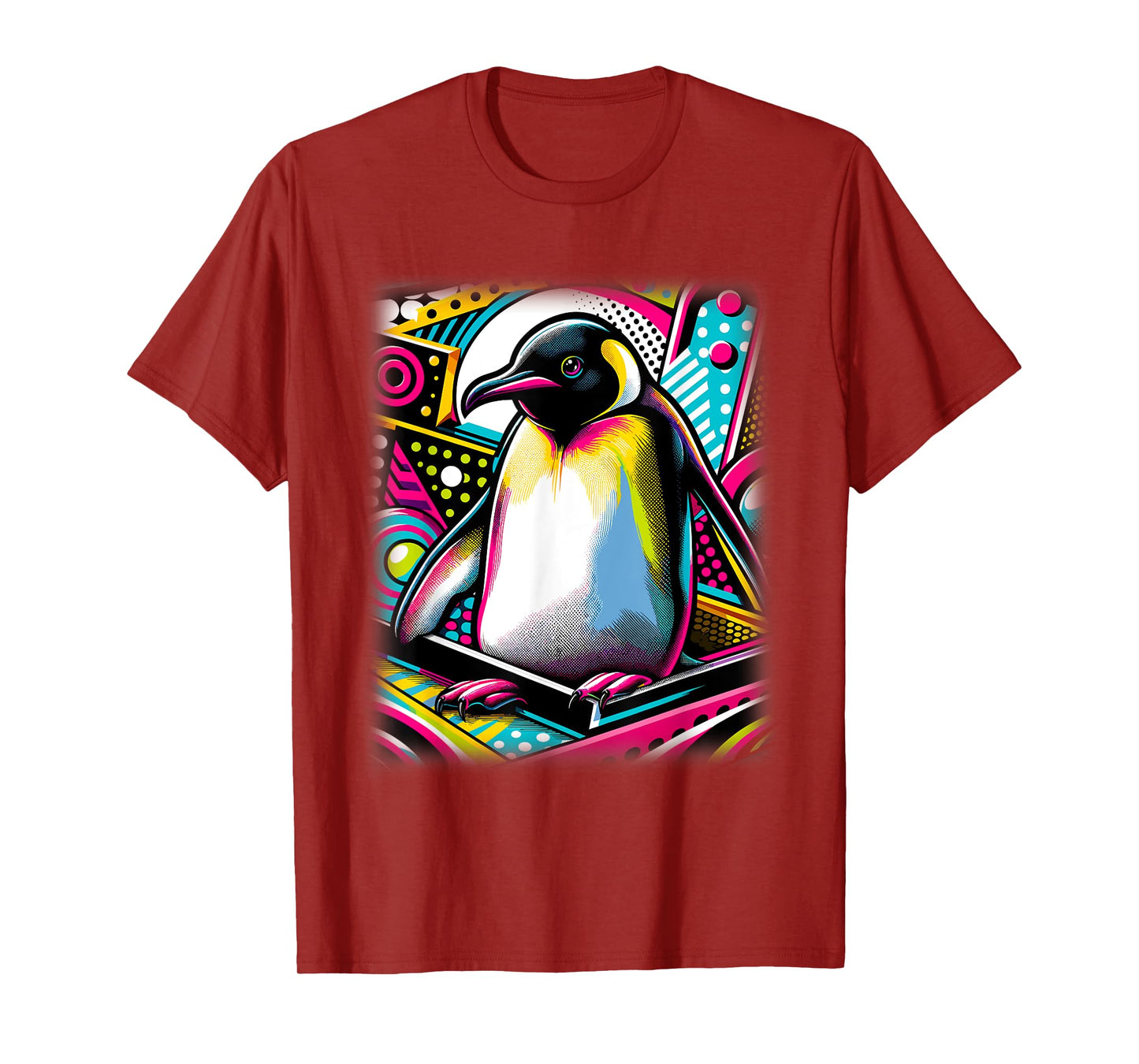 Cool Popart Penguin Lover Pop-Art Penguin T-Shirt