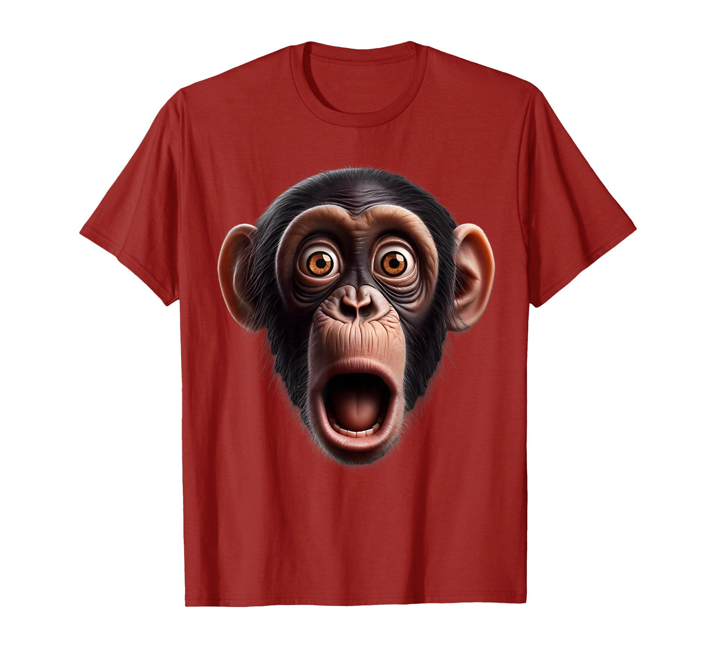 Funny Monkey Face chimpanzee T-Shirt