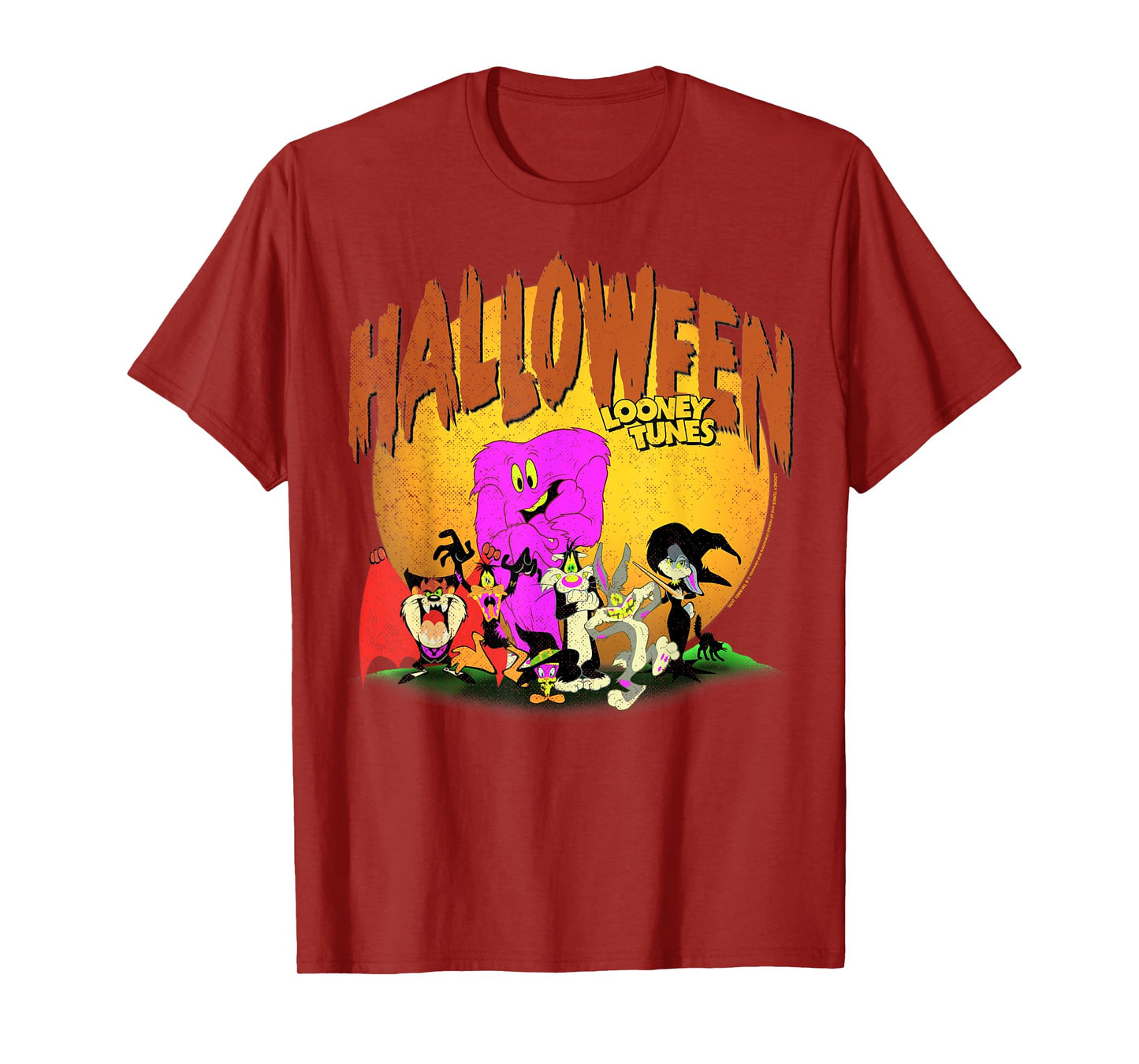 Looney Tunes Halloween Night Group Shot T-Shirt