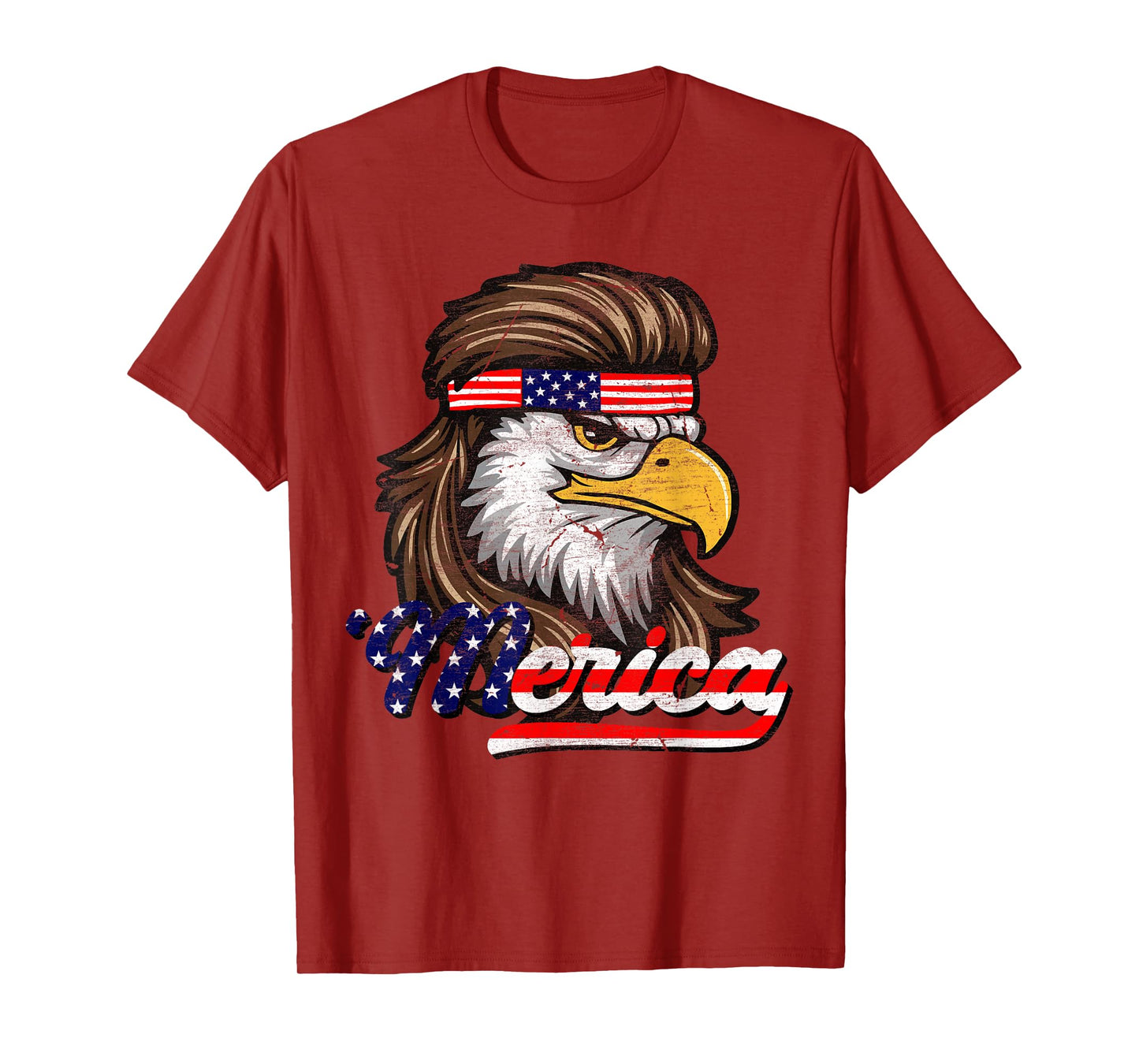 4th Of July Merica USA Flag Eagle Patriotic Men Women Kids T-Shirt