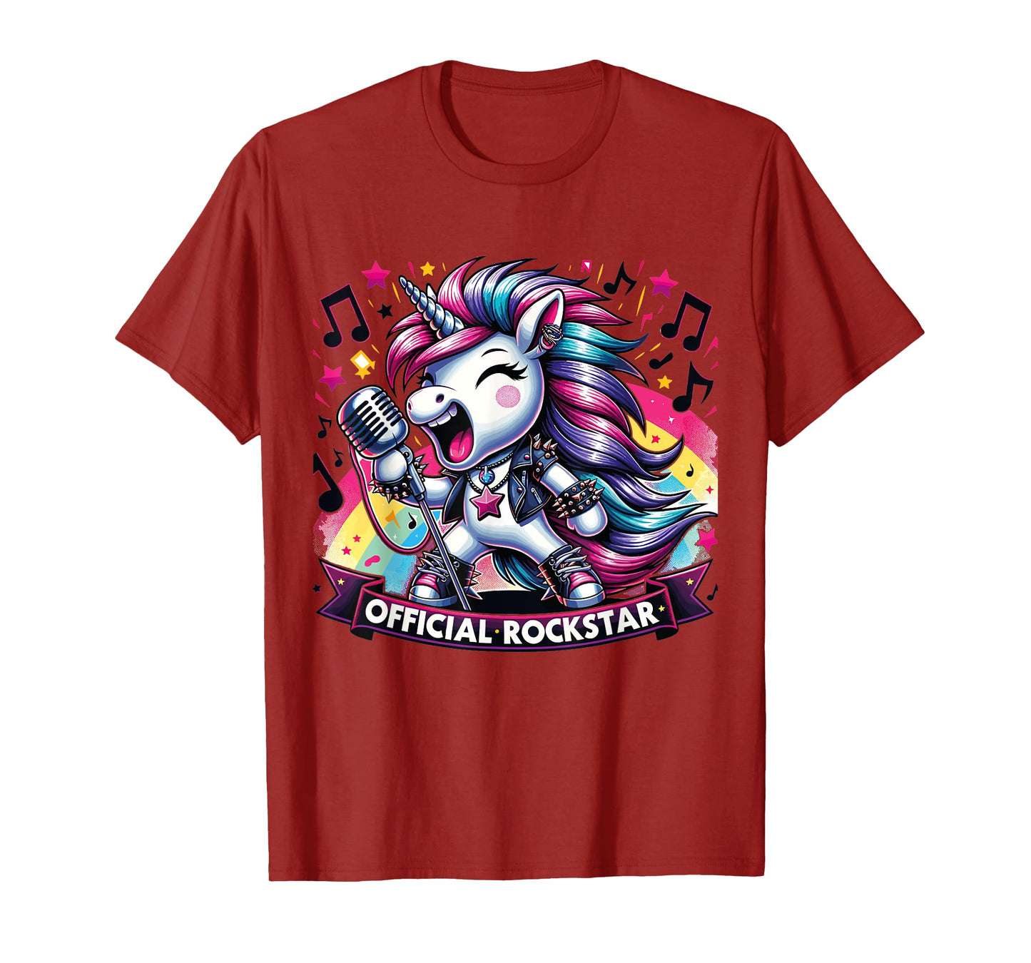 Funny unicorn Singer Rockstar Band official rockstar T-Shirt