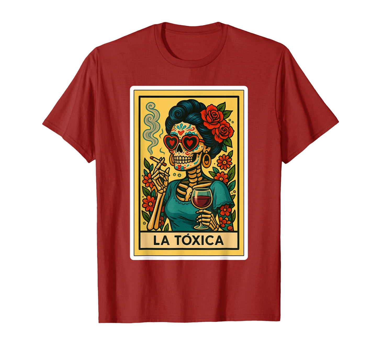 Spanish-Mexican Bingo Card Gifts Toxica Gifts - La Toxica T-Shirt