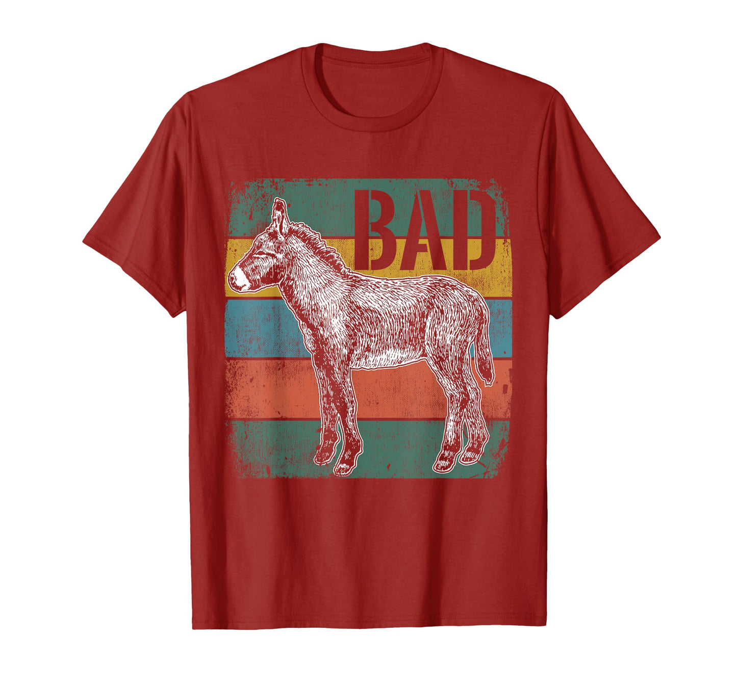 Bad Ass Badass Donkey Cool Cute Donkeys Meme T-Shirt