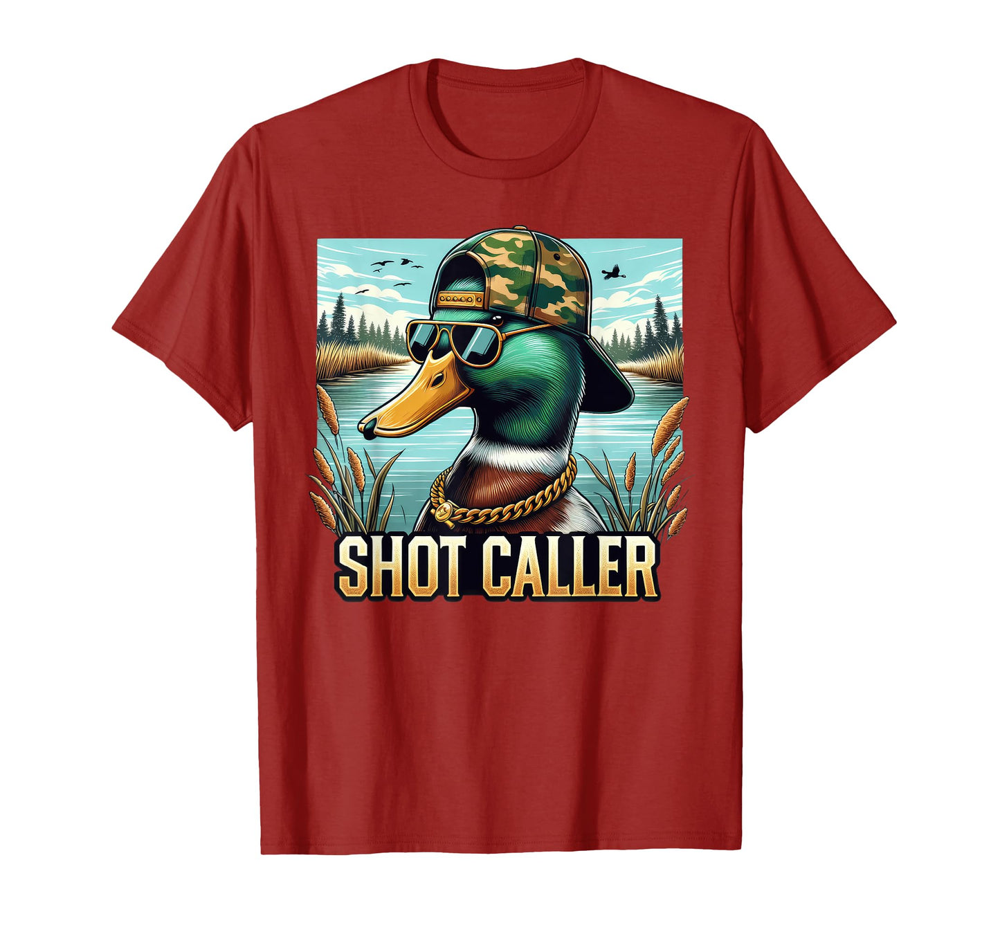 Shot-Caller Funny Duck Hunter Hunting Season Men Women T-Shirt